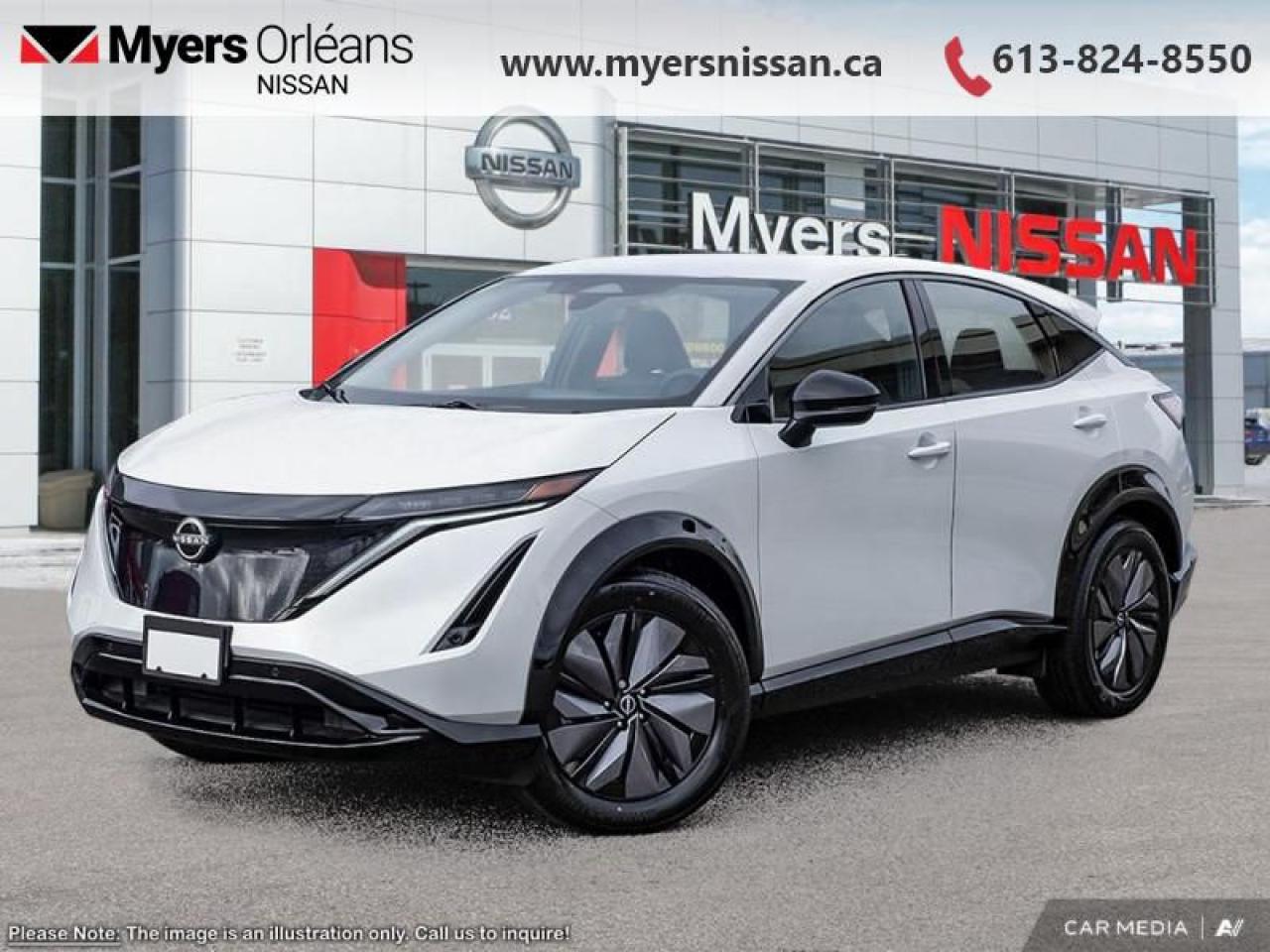 New 2025 Nissan Ariya EVOLVE+ e-4ORCE AWD  -  Sunroof for sale in Orleans, ON