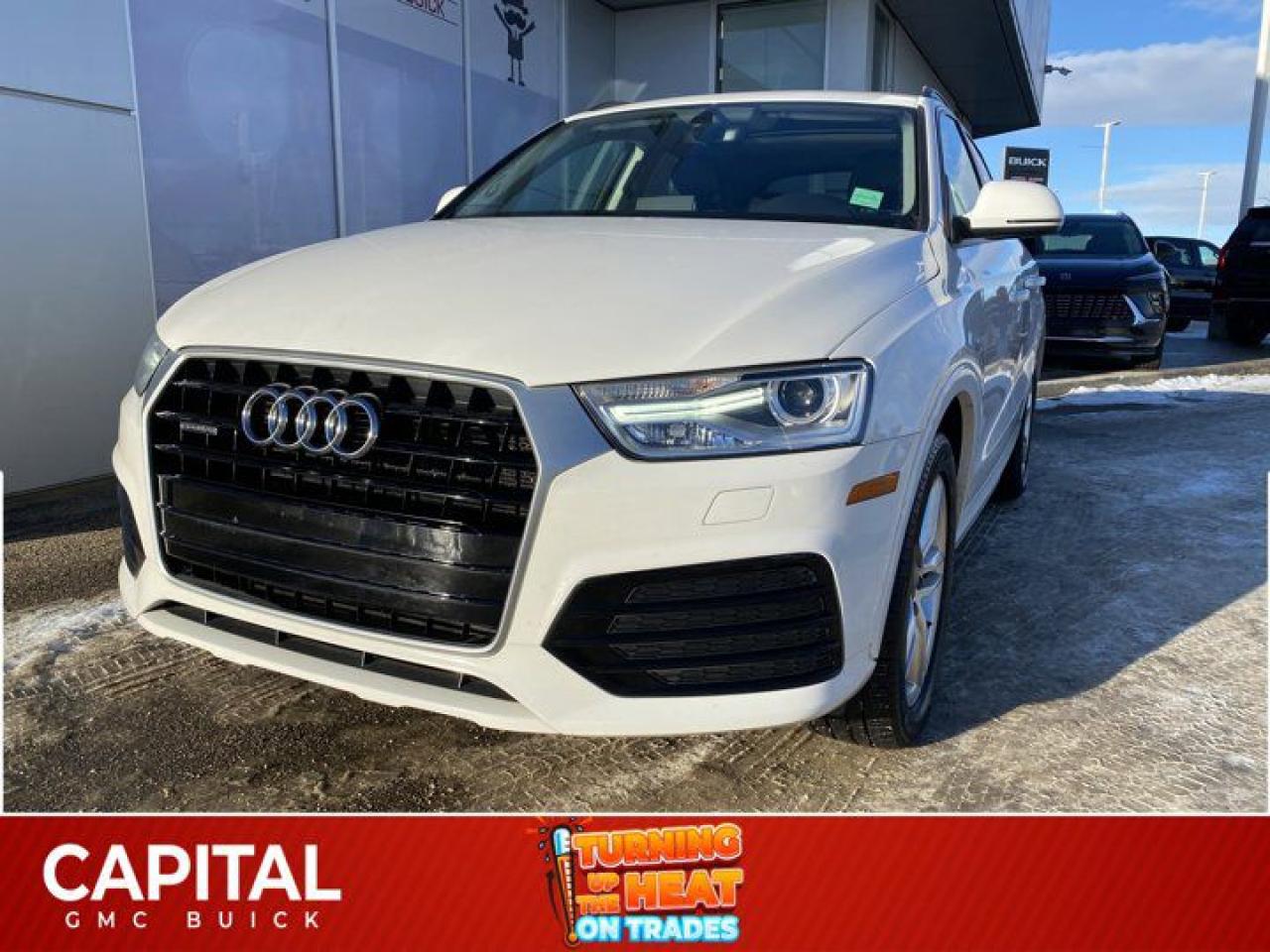 Used 2018 Audi Q3 2.0 TFSI quattro Komfort Tiptronic * PANORAMIC SUNROOF * HEATED SEATS * for sale in Edmonton, AB