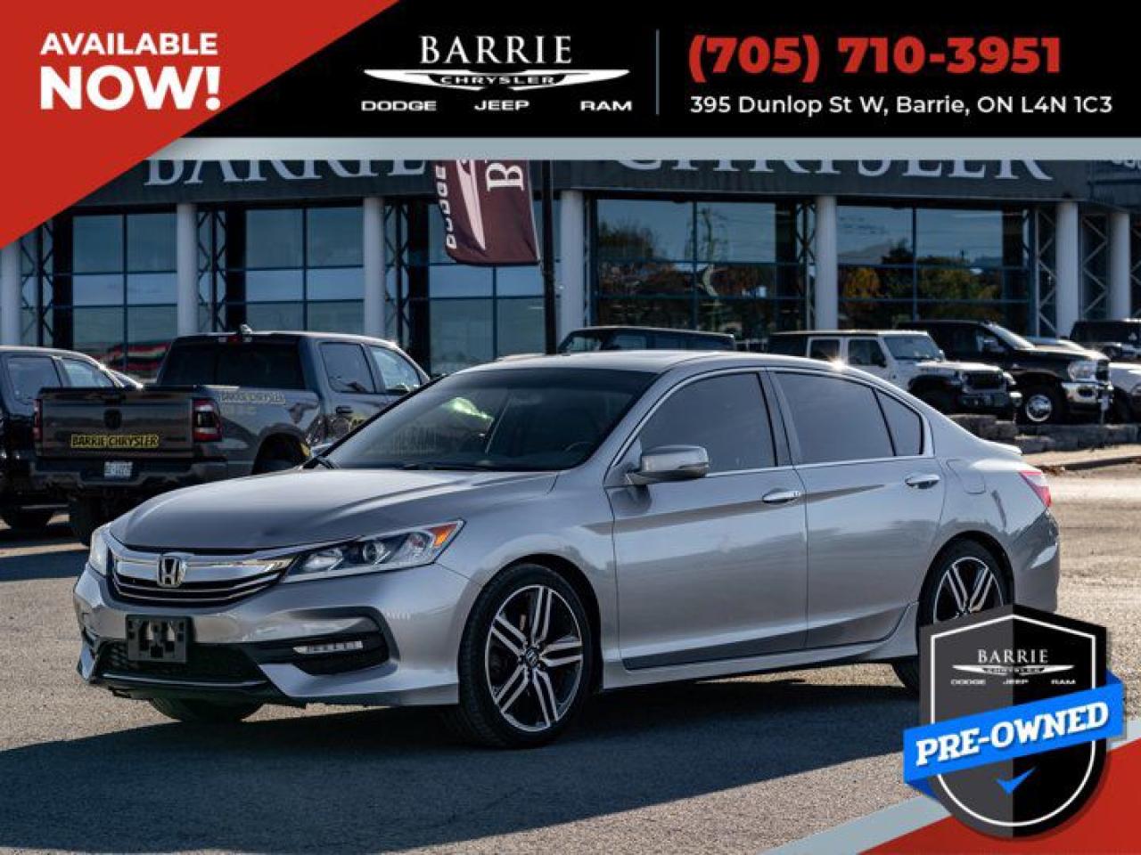 Used 2017 Honda Accord Sedan Sport for sale in Barrie, ON