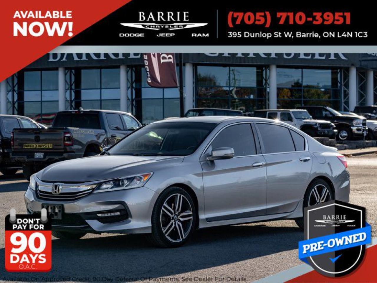 Used 2017 Honda Accord Sedan Sport for sale in Barrie, ON