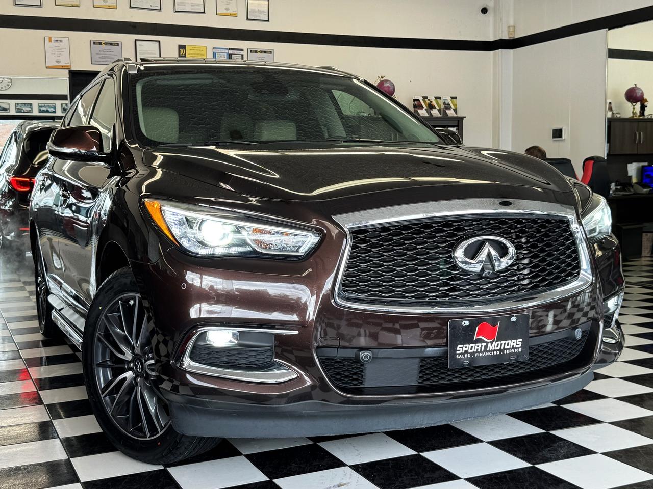 2019 Infiniti QX60 Pure AWD 7 PASS+New Tires+360 CAM+DVD+CLEAN CARFAX Photo