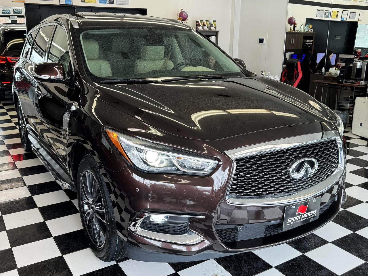 2019 Infiniti QX60 Pure AWD 7 PASS+New Tires+360 CAM+DVD+CLEAN CARFAX Photo