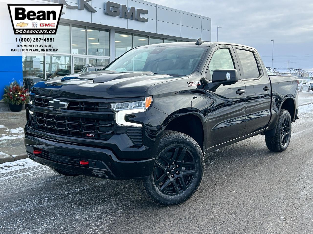 New 2025 Chevrolet Silverado 1500 LT Trail Boss 5.3L V8 WITH REMOTE START/ENTRY, SUNROOF, HEATED SEATS, HEATED STEERING WHEEL, HITCH GUIDANCE, HD REAR VISION CAMERA for sale in Carleton Place, ON