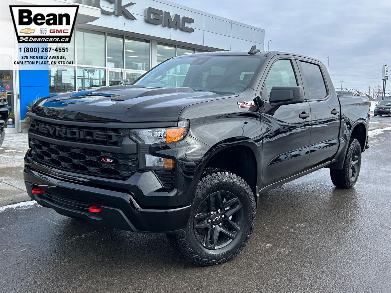 New 2025 Chevrolet Silverado 1500 Custom Trail Boss 5.3L V8 WITH REMOTE START/ENTRY, CRUISE CONTROL, REAR VISION CAMERA, APPLE CARPLAY AND ANDROID AUTO for sale in Carleton Place, ON