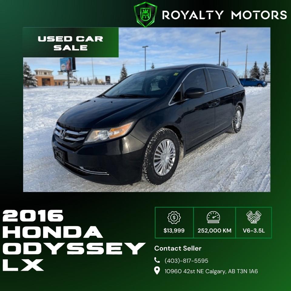 Used 2016 Honda Odyssey LX - 7 PASSENGERS - NO ACCIDENTS - DVD for sale in Calgary, AB