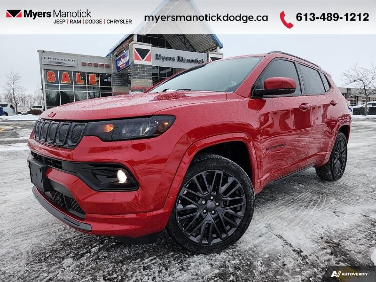 Used 2022 Jeep Compass RED Edition  - Leather Seats - $125.72 /Wk for sale in Ottawa, ON