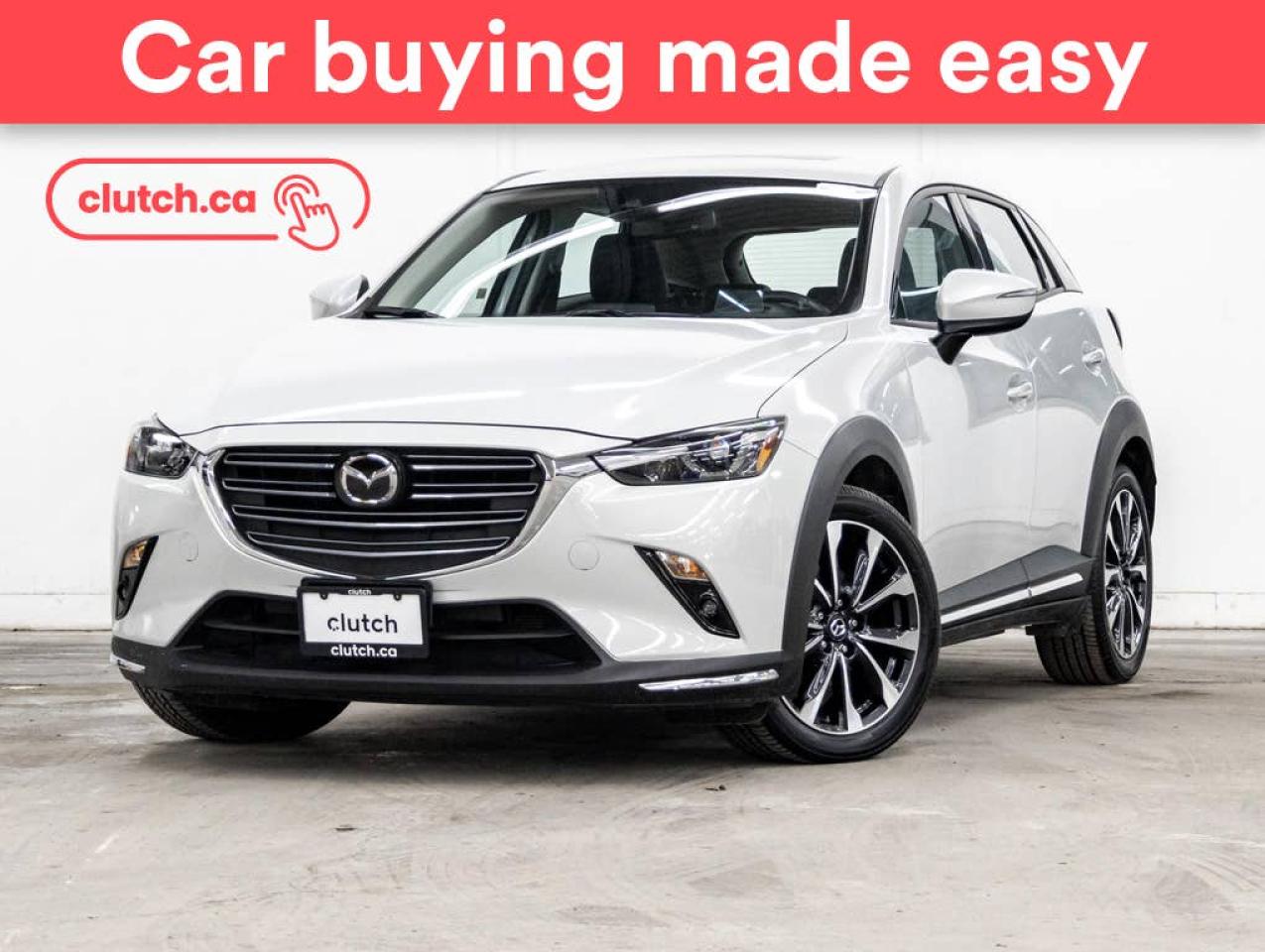 Used 2019 Mazda CX-3 GT AWD w/ Heated Front Seats, Power Moonroof, Nav for sale in Toronto, ON