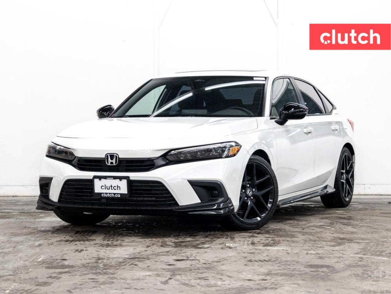 Used 2022 Honda Civic Sport w/ Apple CarPlay & Android Auto, Power Moonroof, Rearview Cam for sale in Toronto, ON