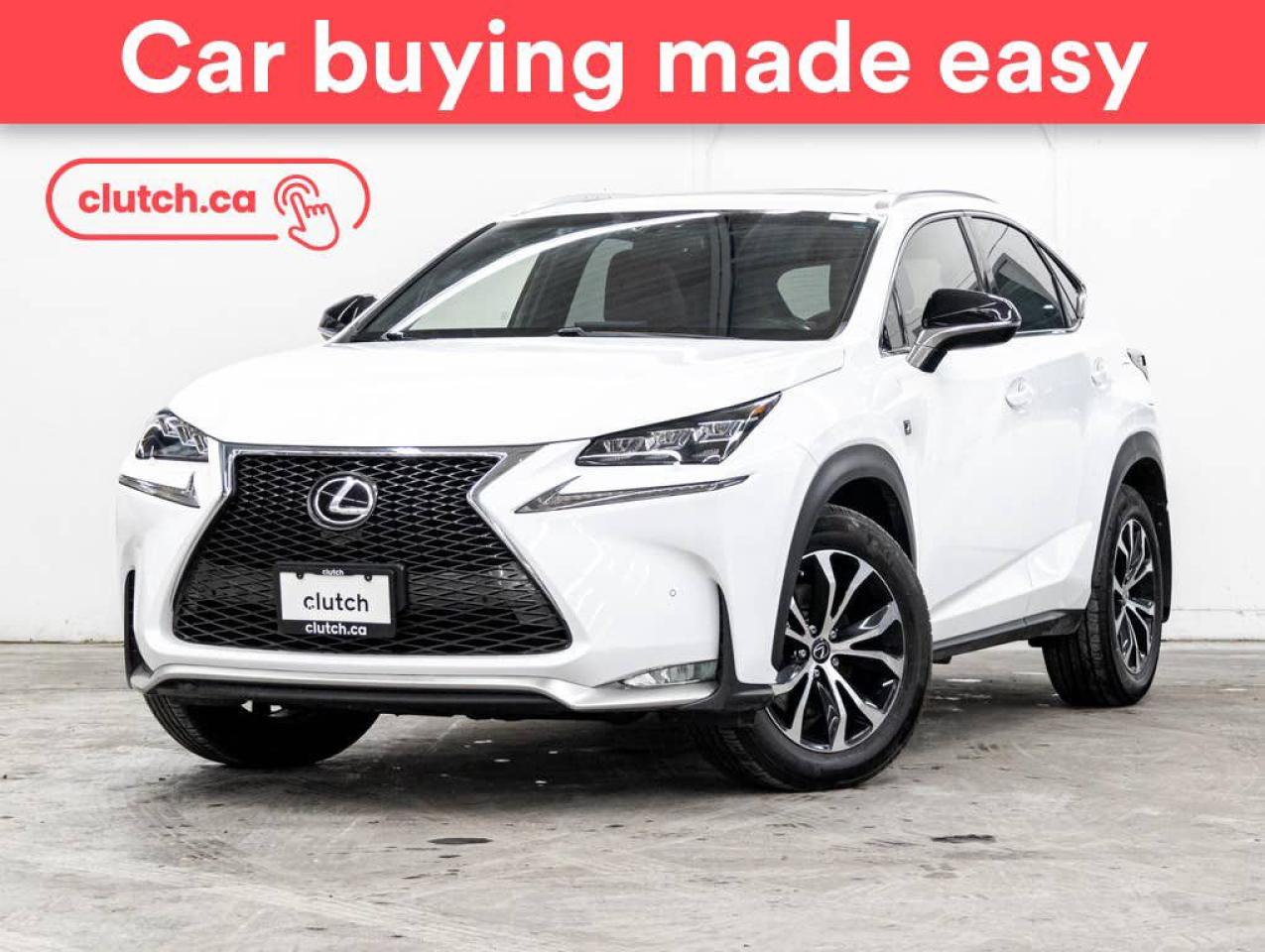 Used 2017 Lexus NX 200t AWD w/ Heated Front Seats, Power Moonroof, Nav for sale in Toronto, ON