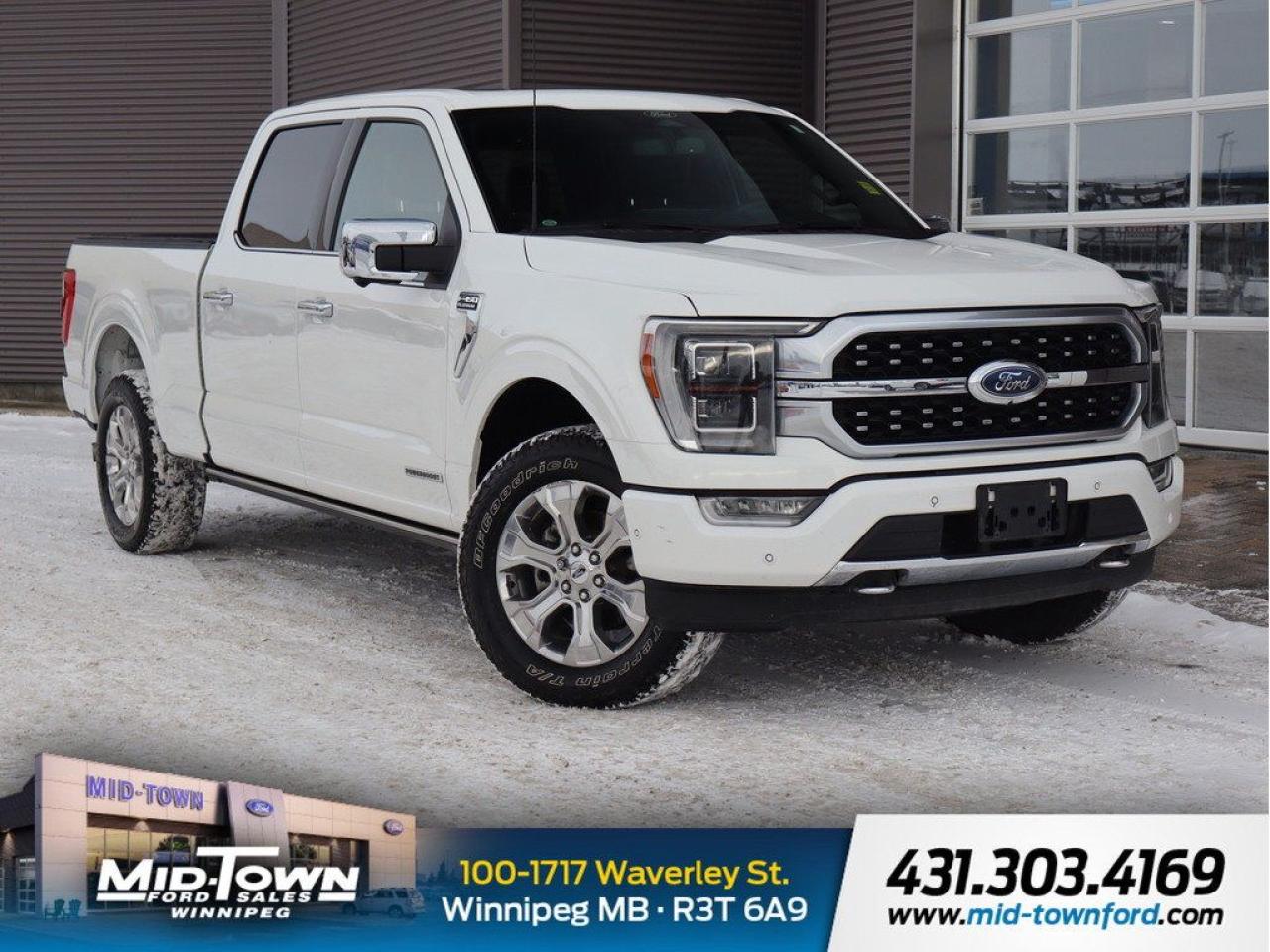 Used 2022 Ford F-150 Platinum | Memory Seats | 3.5L Power Boost Hybrid for sale in Winnipeg, MB