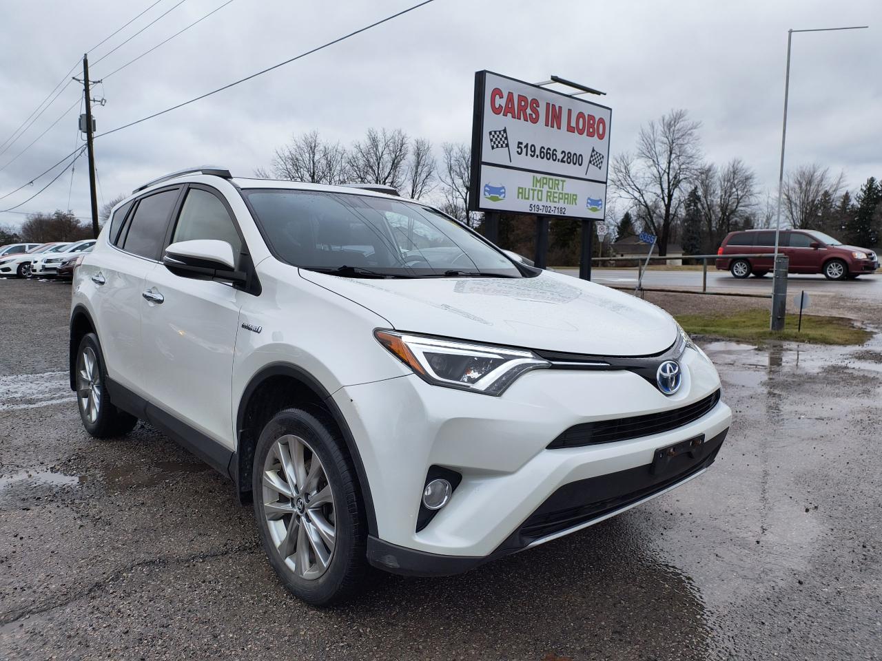 Used 2016 Toyota RAV4 HYBRID / LIMITED / CERTIFIED for sale in Komoka, ON