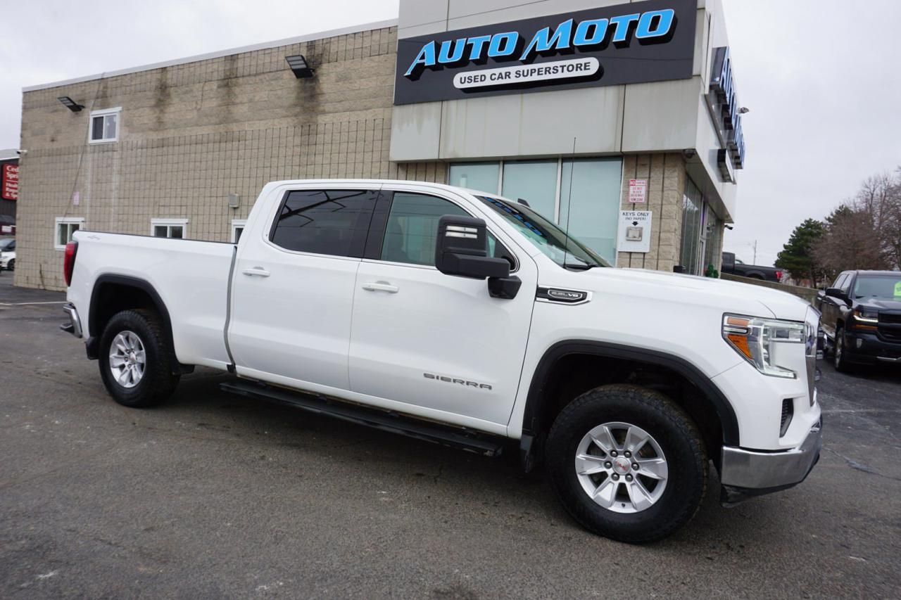 Used 2021 GMC Sierra 1500 5.3L V8 SLE CREW SWB 4WD CERTIFIED *ACCIDENT FREE* CAMERA BLUETOOTH HEATED SEATS CRUISE ALLOYS for sale in Burlington, ON