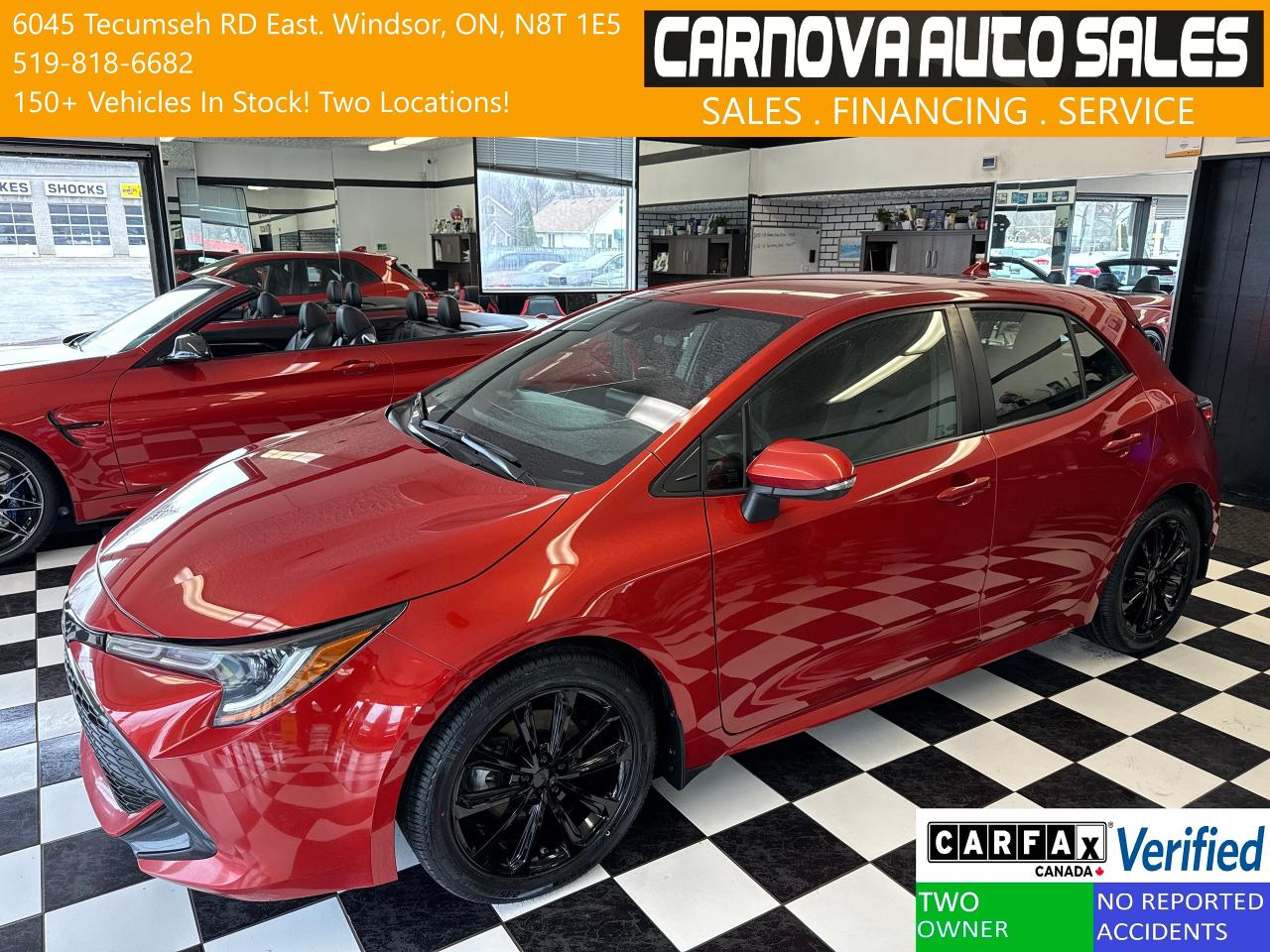 Used 2019 Toyota Corolla Hatchback+Camera+Apple Play+New Tires+CLEAN CARFAX for sale in Windsor, ON