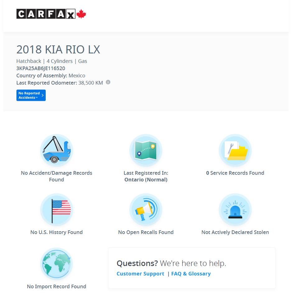 2018 Kia Rio LX+Camera+Heated Seats+Heated Seats+CLEAN CARFAX Photo