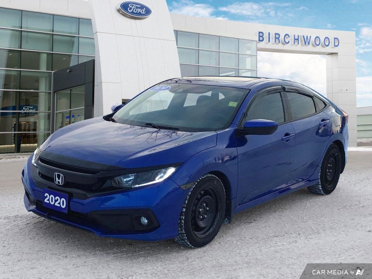 Used 2020 Honda Civic Sport Moonroof | Heated Seats | Only 22,000 Kilometers ! for sale in Winnipeg, MB