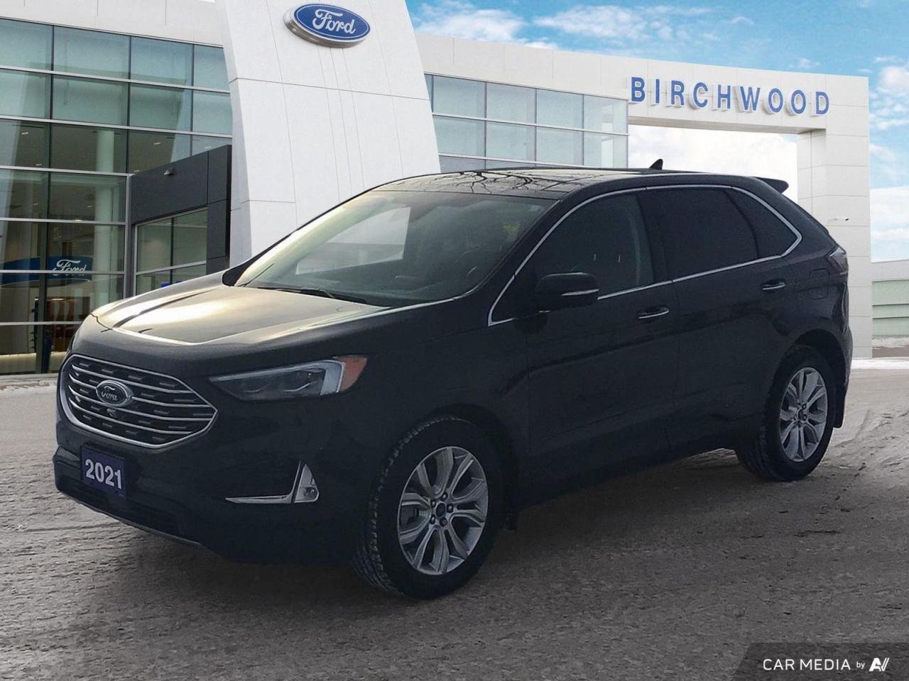 Used 2021 Ford Edge Titanium AWD | Leather | Moonroof | Heated Steering for sale in Winnipeg, MB