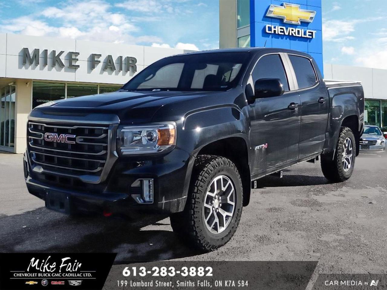 Used 2022 GMC Canyon AT4 w/Leather heated front seats/steering wheel,rear park assist,remote start/keyless entry,HD rear camera for sale in Smiths Falls, ON