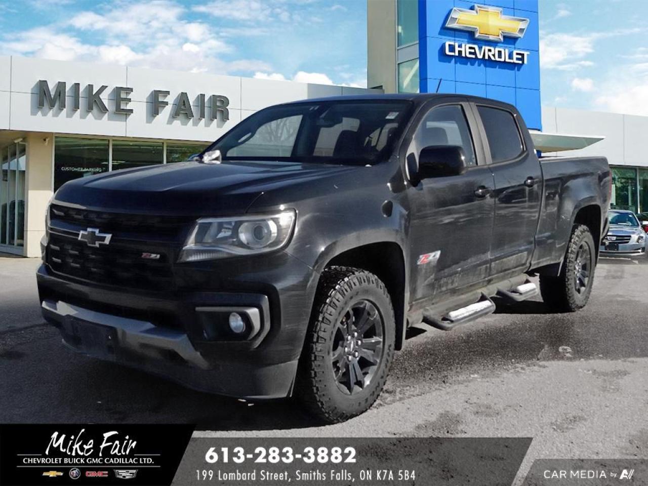 Used 2022 Chevrolet Colorado Z71 heated front seats/steering wheel/outside mirrors,remote start/keyless entry,wireless charging for sale in Smiths Falls, ON