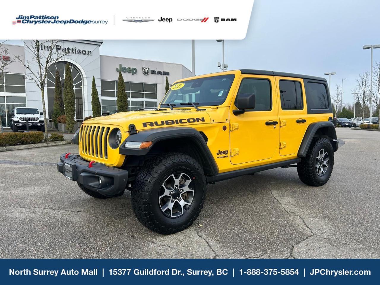 Used 2021 Jeep Wrangler | Low Kms | Rubicon | Both Tops for sale in Surrey, BC