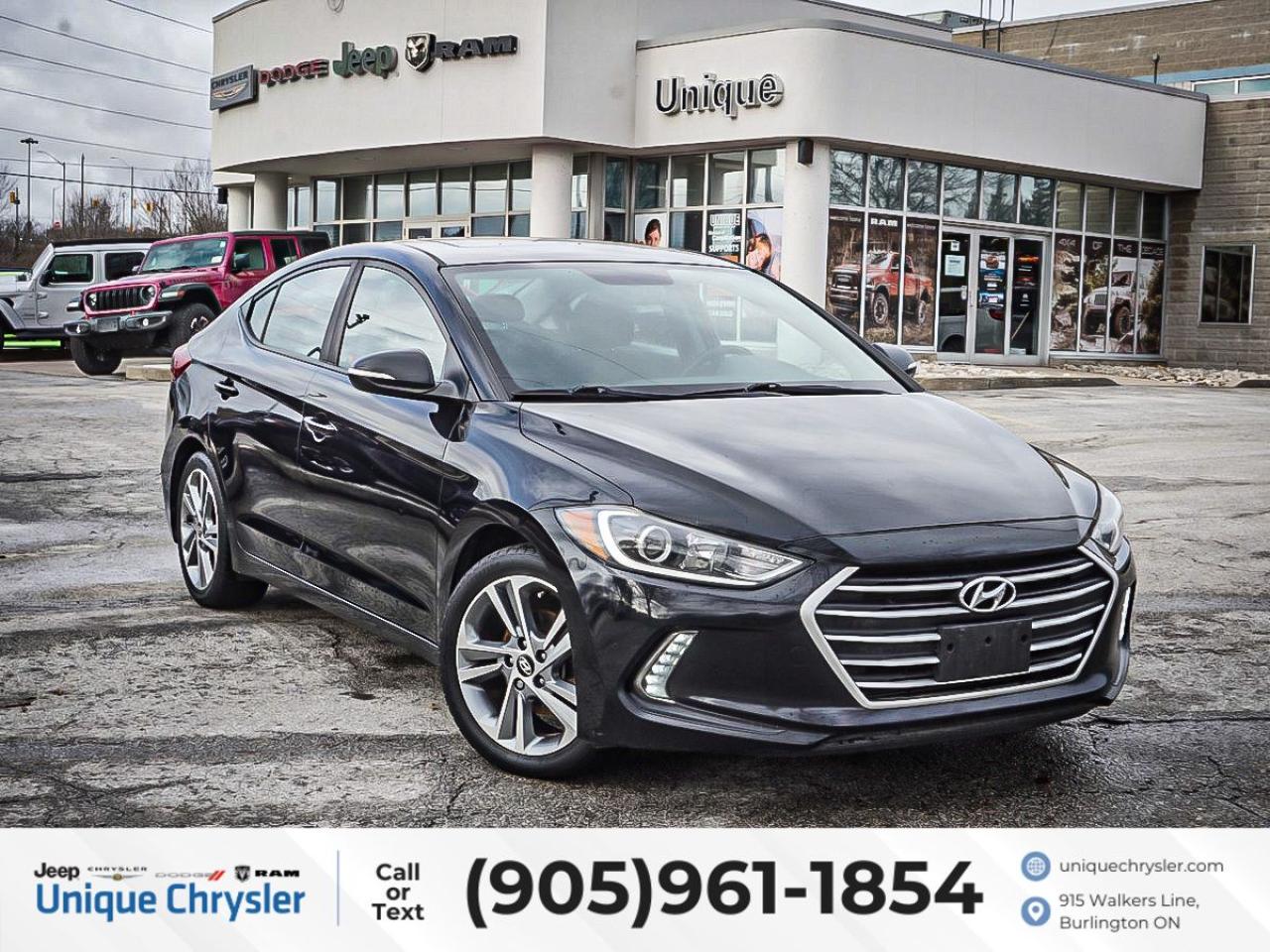 Used 2017 Hyundai Elantra GLS| LOCAL TRADE| SUNROOF| HEATED SEATS & WHEEL| for sale in Burlington, ON