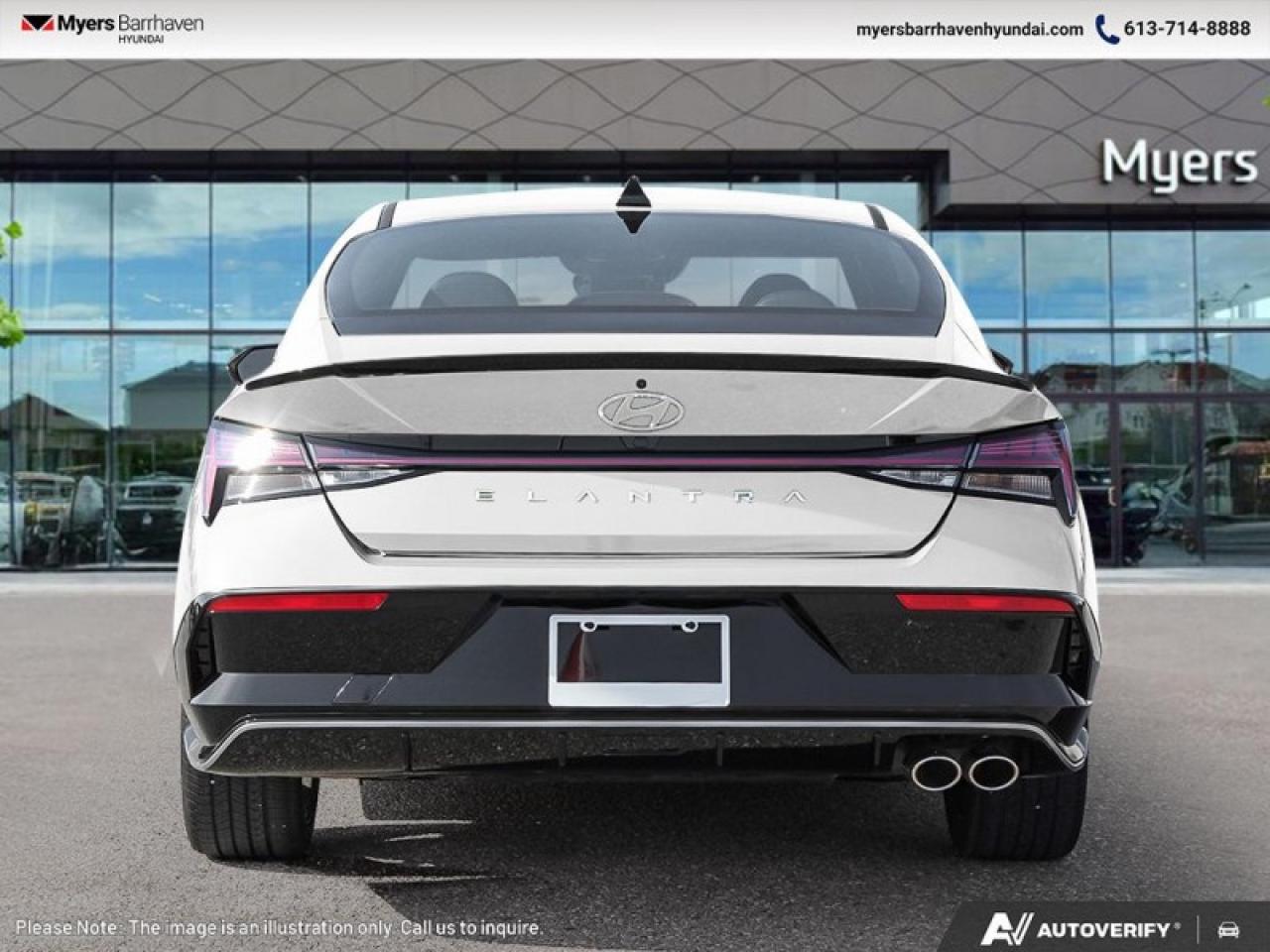 2025 Hyundai Elantra N Line Ultimate DCT  -  Premium Audio - $215 B/W Photo