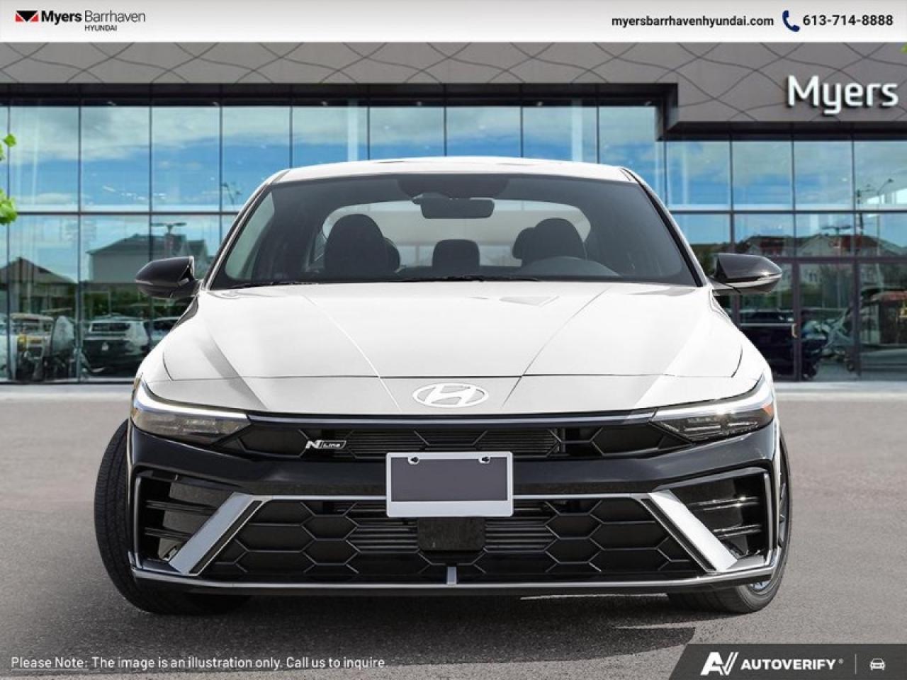 2025 Hyundai Elantra N Line Ultimate DCT  -  Premium Audio - $215 B/W Photo