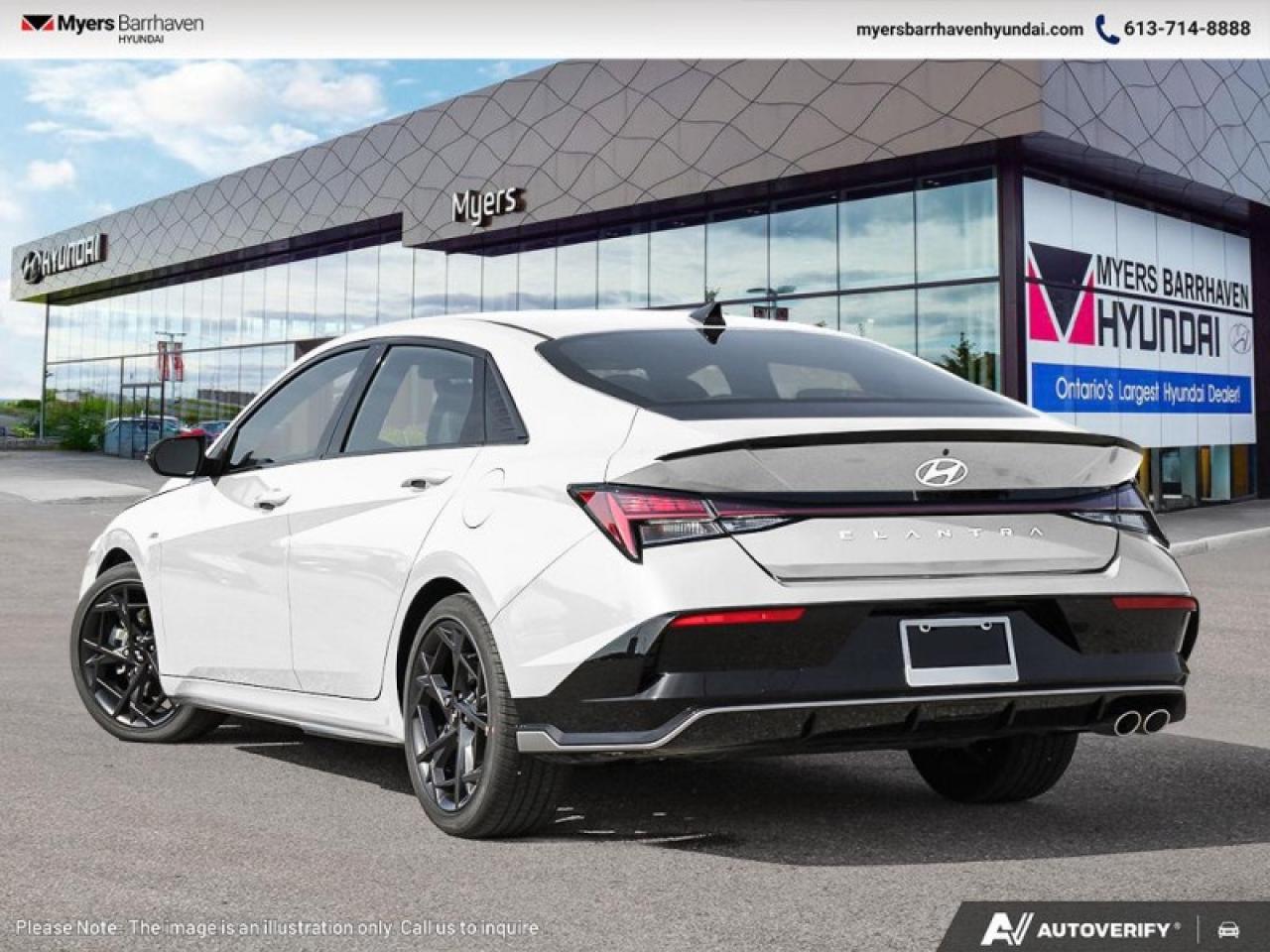 2025 Hyundai Elantra N Line Ultimate DCT  -  Premium Audio - $215 B/W Photo