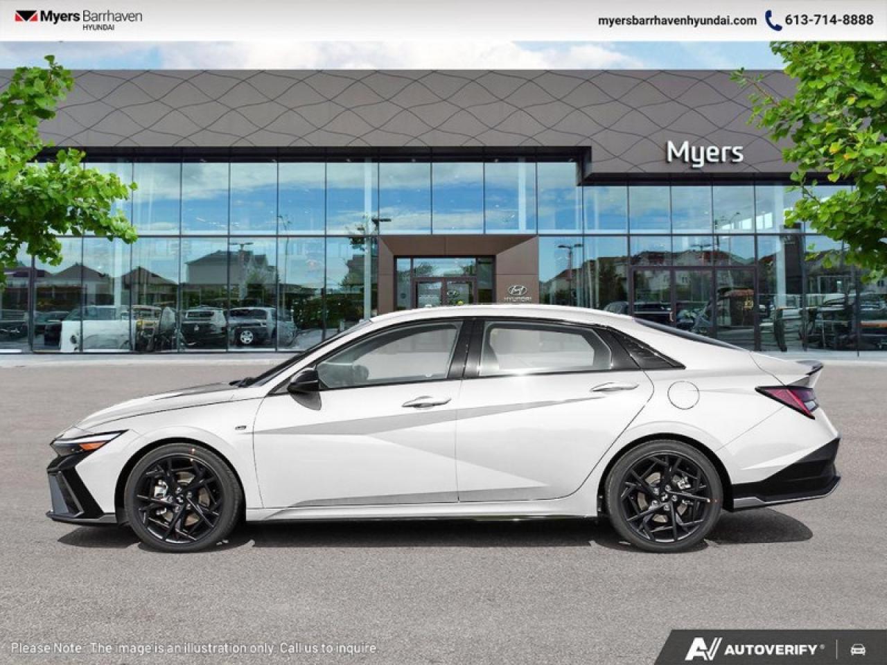 2025 Hyundai Elantra N Line Ultimate DCT  -  Premium Audio - $215 B/W Photo