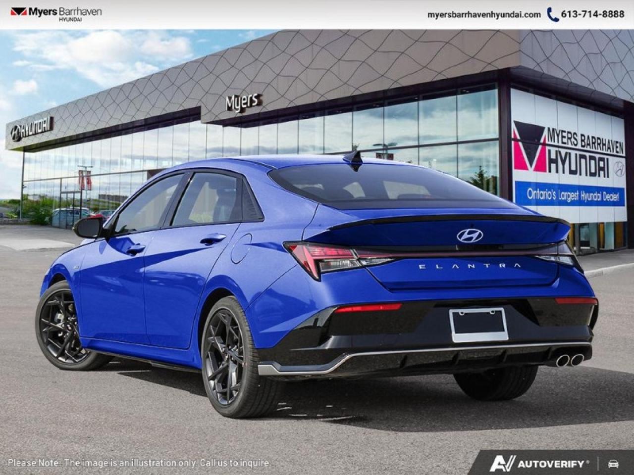 2025 Hyundai Elantra N Line Ultimate DCT  -  Premium Audio - $217 B/W Photo