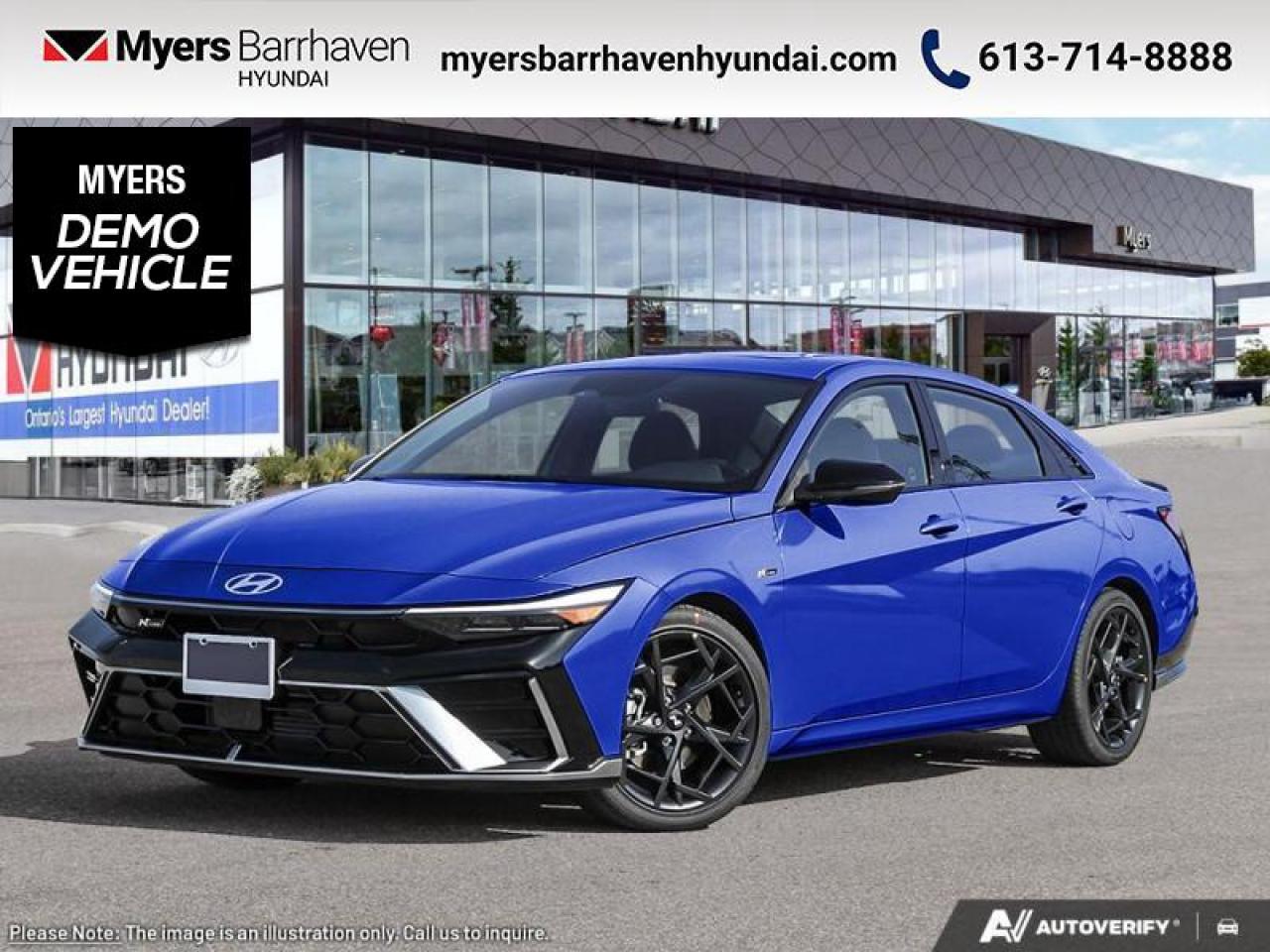 2025 Hyundai Elantra N Line Ultimate DCT  -  Premium Audio - $217 B/W Photo0