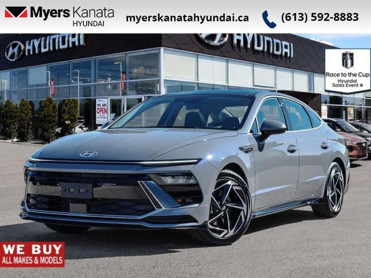 New 2025 Hyundai Sonata Preferred-Trend  - Leather Seats - $131.08 /Wk for sale in Kanata, ON