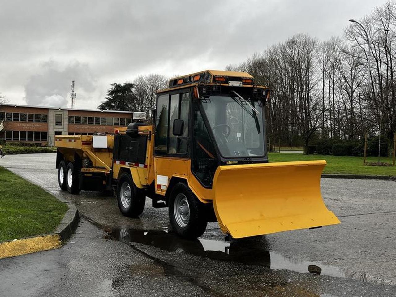 2015 Camoplast SW 4S MT6 Articulating Plow Diesel with Sander Trailer, 4.5L, 4 cylinder, 2 door, automatic, 4WD, yellow exterior, black interior, cloth, Cummins QSB4.5 engine. This item is currently OFFSITE. You must register an appointment with our office to schedule an offsite viewing. Appointments must be made a minimum of one business day in advance (and as defined by the days that Repo.com is open for business) before your appointment can be scheduled and confirmed. We may, at our own discretion, instead opt to transport smaller items to Repo.coms main yard for viewing purposes.  $24,880.00 plus $375 processing fee, $25,255.00 total payment obligation before taxes.   Listing report, warranty, contract commitment cancellation fee, financing available on approved credit (some limitations and exceptions may apply). All above specifications and information is considered to be accurate but is not guaranteed and no opinion or advice is given as to whether this item should be purchased. We do not allow test drives due to theft, fraud, acts of vandalism and undetectable impaired driving. Instead we provide the following benefits: Complimentary Warranty (with options to extend), Limited Money Back Satisfaction Guarantee on Fully Completed Contracts, Contract Commitment Cancellation, and an Open-Ended Sell-Back Option. Ask seller for details or call 604-522-REPO(7376) to confirm listing availability.