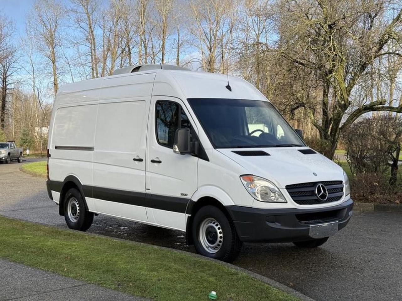 2012 Mercedes-Benz Sprinter 2500 High Reefer Cargo Van144-inch WheeBase Diesel, 3.0L, 6 cylinder, 2 door, automatic, RWD, 4-Wheel ABS, cruise control, AM/FM radio, power door locks, power windows, power mirrors, white exterior, black interior.  $36,850.00 plus $375 processing fee, $37,225.00 total payment obligation before taxes.  Listing report, warranty, contract commitment cancellation fee, financing available on approved credit (some limitations and exceptions may apply). All above specifications and information is considered to be accurate but is not guaranteed and no opinion or advice is given as to whether this item should be purchased. We do not allow test drives due to theft, fraud, acts of vandalism and undetectable impaired driving. Instead we provide the following benefits: Complimentary Warranty (with options to extend), Limited Money Back Satisfaction Guarantee on Fully Completed Contracts, Contract Commitment Cancellation, and an Open-Ended Sell-Back Option. Ask seller for details or call 604-522-REPO(7376) to confirm listing availability.