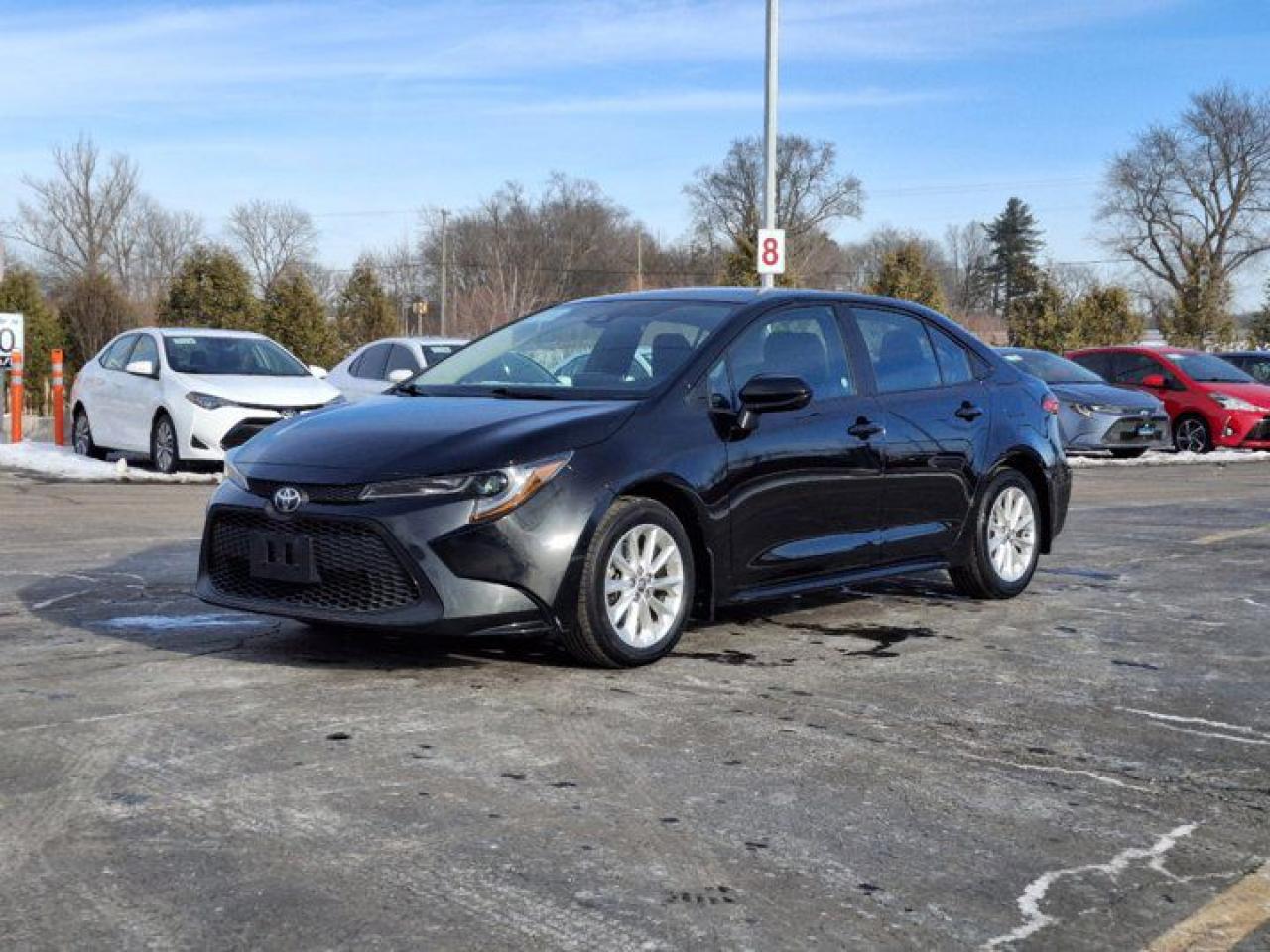 Come see this certified 2021 Toyota Corolla LE Upgrade | Sunroof | Heated Steering + Seats | Qi Wireless Charger | CarPlay + Android & more!!. Its Automatic transmission and 1.8 L engine will keep you going. This Toyota Corolla features the following options: Sunroof, Reverse Camera, Qi Wireless Charger, Heated Steering Wheel, Air Conditioning, Heated Seats, Tilt Steering Wheel, Steering Radio Controls, Power Windows, and Power Locks. Test drive this vehicle at Mark Wilsons Better Used Cars, 5055 Whitelaw Road, Guelph, ON N1H 6J4.60+ years of World Class Service!450+ Live Market Priced VEHICLES! ONE MASSIVE LOCATION!Free Local Delivery Available!FINANCING! - Better than bank rates! 6 Months No Payments available on approved credit OAC. Zero Down Available. We have expert licensed credit specialists to secure the best possible rate for you and keep you on budget ! We are your financing broker, let us do all the leg work on your behalf! Click the RED Apply for Financing button to the right to get started or drop in today!BAD CREDIT APPROVED HERE! - You dont need perfect credit to get a vehicle loan at Mark Wilsons Better Used Cars! We have a dedicated licensed team of credit rebuilding experts on hand to help you get the car of your dreams!WE LOVE TRADE-INS! - Top dollar trade-in values!SELL us your car even if you dont buy ours! HISTORY: Free Carfax report included.Certification included! No shady fees for safety!EXTENDED WARRANTY: Available30 DAY WARRANTY INCLUDED: 30 Days, or 3,000 km (mechanical items only). No Claim Limit (abuse not covered)5 Day Exchange Privilege! *(Some conditions apply)CASH PRICES SHOWN: Excluding HST and Licensing Fees.2019 - 2024 vehicles may be daily rentals. Please inquire with your Salesperson.We have made every reasonable attempt to ensure options are correct but please verify with your sales professional