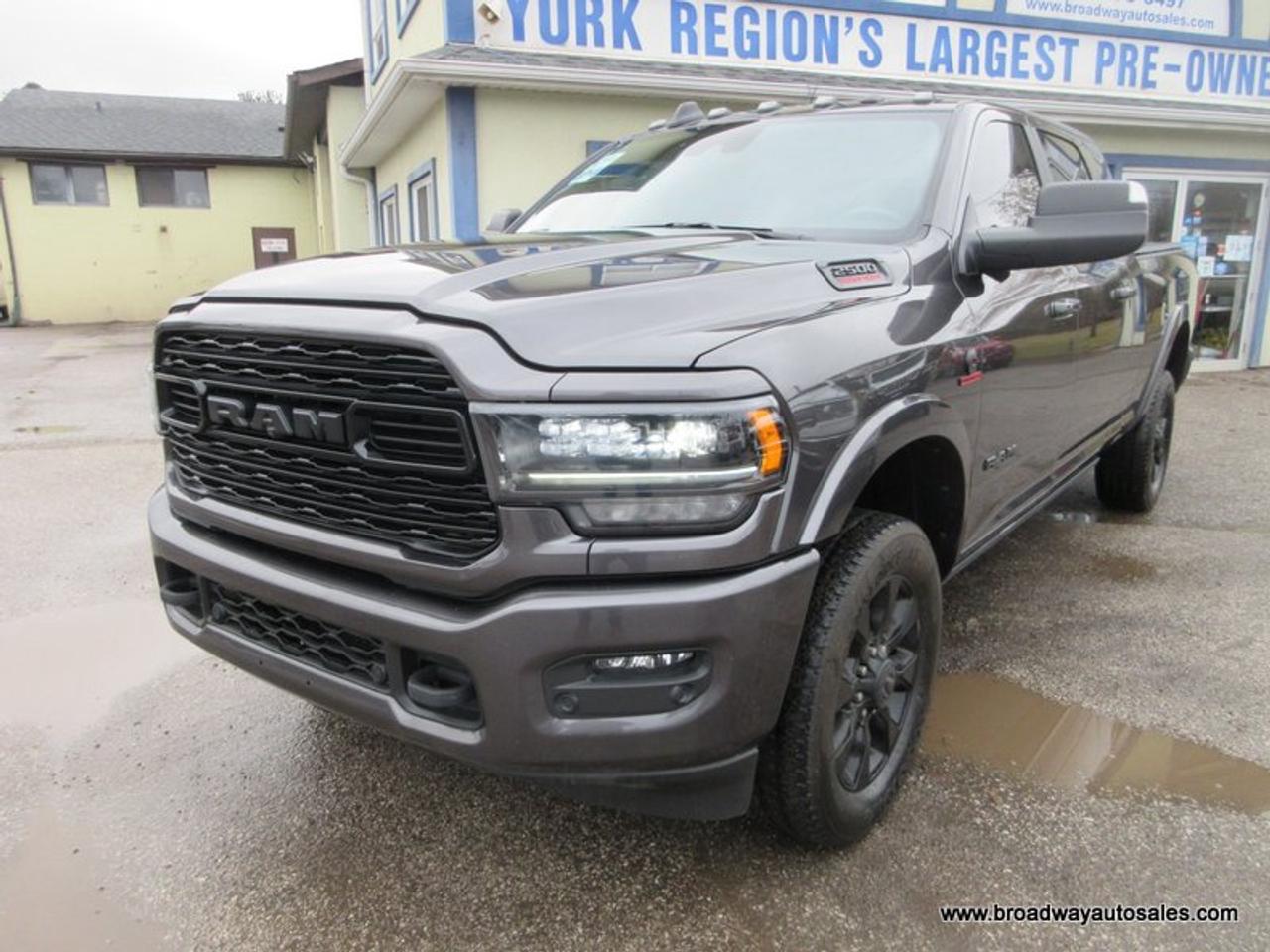 6.7L - V6 - CUMMINS - OHV 24 VALVE TURBO DIESEL ENGINE&nbsp; &nbsp;&nbsp;<br />4X4 SYSTEM&nbsp; &nbsp;&nbsp;<br />MEGA-CAB&nbsp; &nbsp; &nbsp;&nbsp;<br />6.6-FOOT-BOX&nbsp; &nbsp; &nbsp;<br />ELECTRONIC RUNNING BOARDS&nbsp; &nbsp;&nbsp;<br />TONNEAU COVER&nbsp; &nbsp; &nbsp;&nbsp;<br />TRACTION CONTROL&nbsp; &nbsp;<br />TOW SUPPORT&nbsp; &nbsp;<br />TRAILER BRAKE&nbsp; &nbsp; &nbsp; &nbsp;<br />LEATHER INTERIOR&nbsp; &nbsp;<br />HEATED/AC FRONT SEATS&nbsp; &nbsp; &nbsp;<br />HEATED STEERING WHEEL&nbsp; &nbsp;<br />DRIVERS SIDE MEMORY SEAT&nbsp; &nbsp; &nbsp;<br />HARMON/KARDON PREMIUM AUDIO PACKAGE&nbsp; &nbsp; &nbsp;&nbsp;<br />TOUCH SCREEN DISPLAY&nbsp; &nbsp; &nbsp;<br />NAVIGATION SYSTEM&nbsp; &nbsp; &nbsp;&nbsp;<br />AM/FM RADIO PLAYER&nbsp; &nbsp;<br />AUX INPUT&nbsp; &nbsp;&nbsp;<br />USB CONNECTION&nbsp; &nbsp;&nbsp;<br />BLUETOOTH SYSTEM&nbsp; &nbsp;&nbsp;<br />REVERSE PARKING AID&nbsp; &nbsp;&nbsp;<br />BACK-UP CAMERA&nbsp; &nbsp; &nbsp;<br />AROUND-VIEW-MONITORING-PACKAGE&nbsp; &nbsp; &nbsp;<br />POWER REAR WINDOW&nbsp; &nbsp; &nbsp;&nbsp; &nbsp;<br />POWER FOLDING SIDE MIRRORS&nbsp; &nbsp; &nbsp;<br />POWER ADJUSTABLE PEDALS&nbsp; &nbsp;<br />POWER SUNROOF&nbsp; &nbsp; &nbsp;<br />BLIND-SPOT-MONITORING-PACKAGE&nbsp; &nbsp; &nbsp;<br />LANE-DEPARTURE-WARNING-SYSTEM&nbsp; &nbsp; &nbsp;<br />WIRELESS PHONE CHARGING STATION&nbsp; &nbsp; &nbsp;&nbsp;<br />REAR USB CHARGING PORTS&nbsp; &nbsp;&nbsp;<br />REAR HEATED SEATS&nbsp; &nbsp; &nbsp;<br />FOG LIGHTS&nbsp; &nbsp; &nbsp;<br />KEYLESS ENTRY&nbsp; &nbsp;&nbsp;<br />PUSH-BUTTON-IGNITION&nbsp; &nbsp; &nbsp;<br />MULTI-FUNCTIONAL STEERING WHEEL&nbsp;<br /><br /><br /><br />Family owned and operated since 1975; Broadway Auto Sales is committed to making your next vehicle buying experience as seamless and straight forward as possible. With friendly, no pressure sales staff, as well as a huge selection of vehicles, it's very easy to see why Broadway Auto Sales is the perfect place to find your next ride.&nbsp;<br /><br />Our vehicles are sold and priced as CERTIFIED. Yes. that's right! No hidden mechanical or additional inspection fees are charged to the buyer. The price you see advertised, is the price you pay, plus any applicable HST and license costs. Our vehicles are certified on site, within our own service centre, by licensed, fully trained, and professional mechanics.<br /><br />Get a FREE Carfax Canada Report with the purchase of your new vehicle!<br /><br />Regardless of credit history, we have financing options for every situation. Our specialists work closely with each customer to understand a payment and vehicle that is right for them. We have been working with credit specialists to rebuild credit scores since 1975, and we can achieve approvals other dealers simply can't.<br /><br />Extended warranties on vehicles are also available; at an additional cost. We work with a variety of different warranty companies, and can help you choose based on your driving habits and budget.<br /><br />Have a trade-in? Let us know.. we pay top dollar for trades!<br /><br />Contact us today via e-mail, phone or in-person!<br /><br />WWW.BROADWAYAUTOSALES.COM