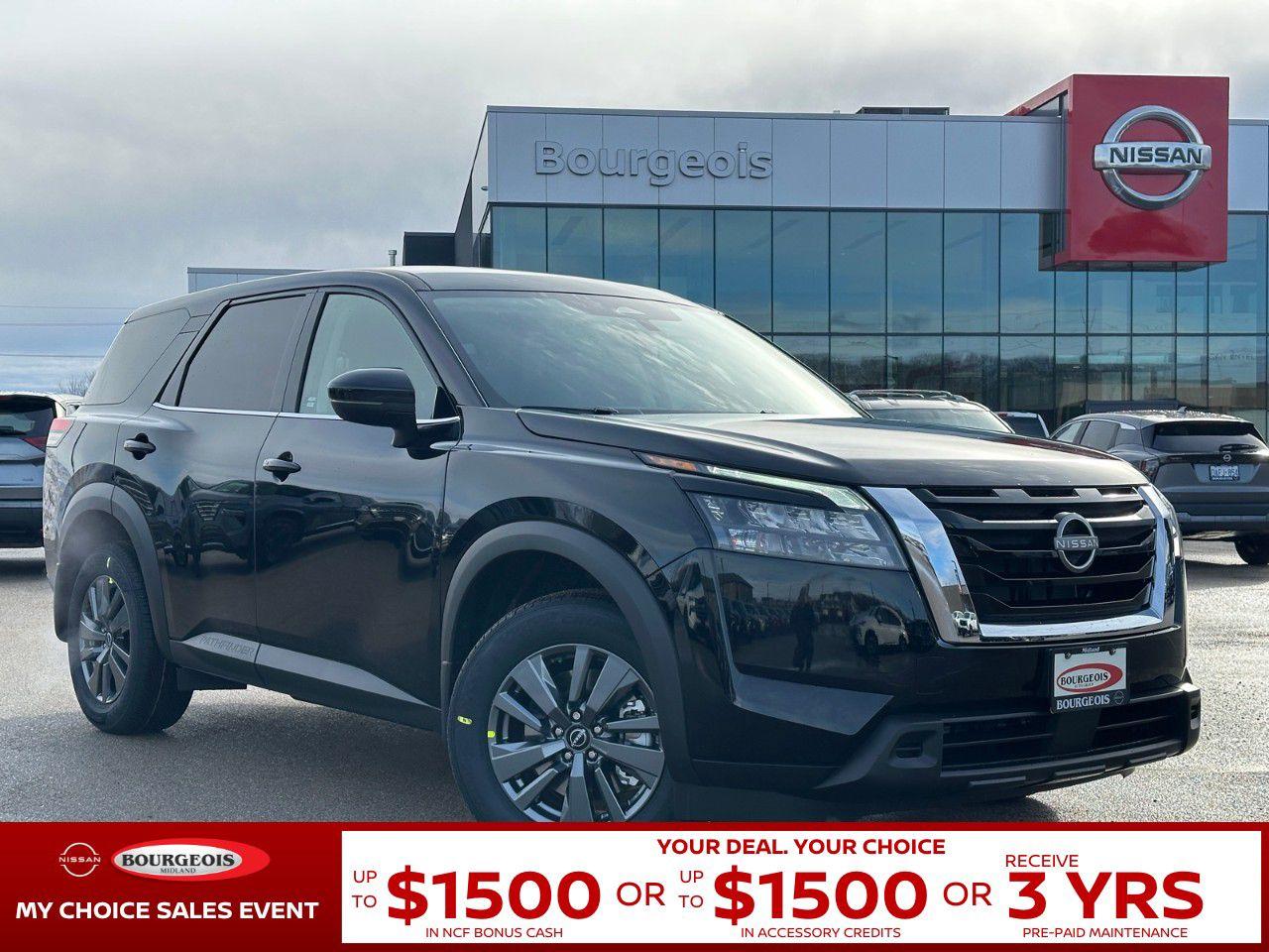 New 2025 Nissan Pathfinder S 4WD for sale in Midland, ON