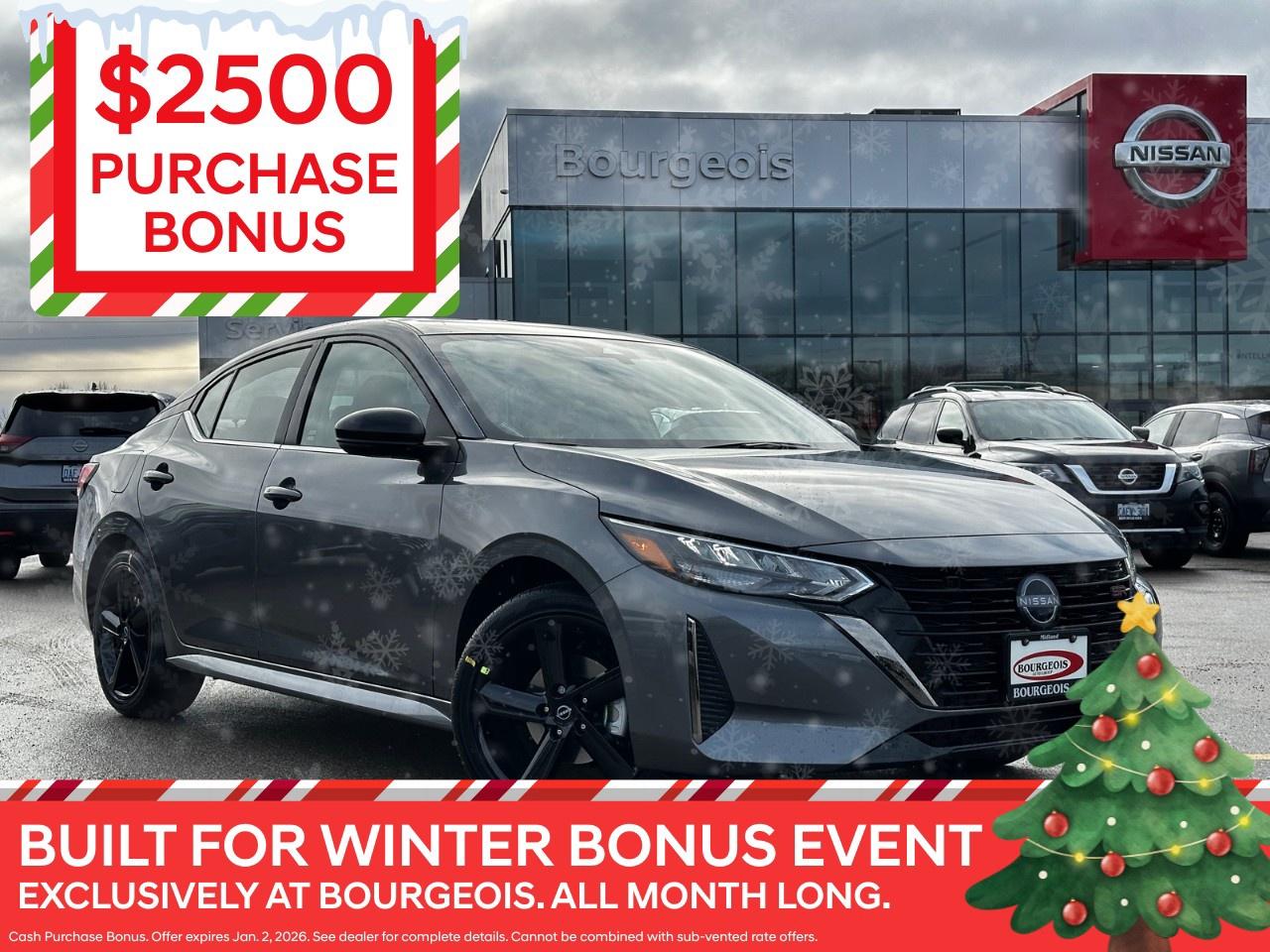 New 2025 Nissan Sentra SR CVT for sale in Midland, ON