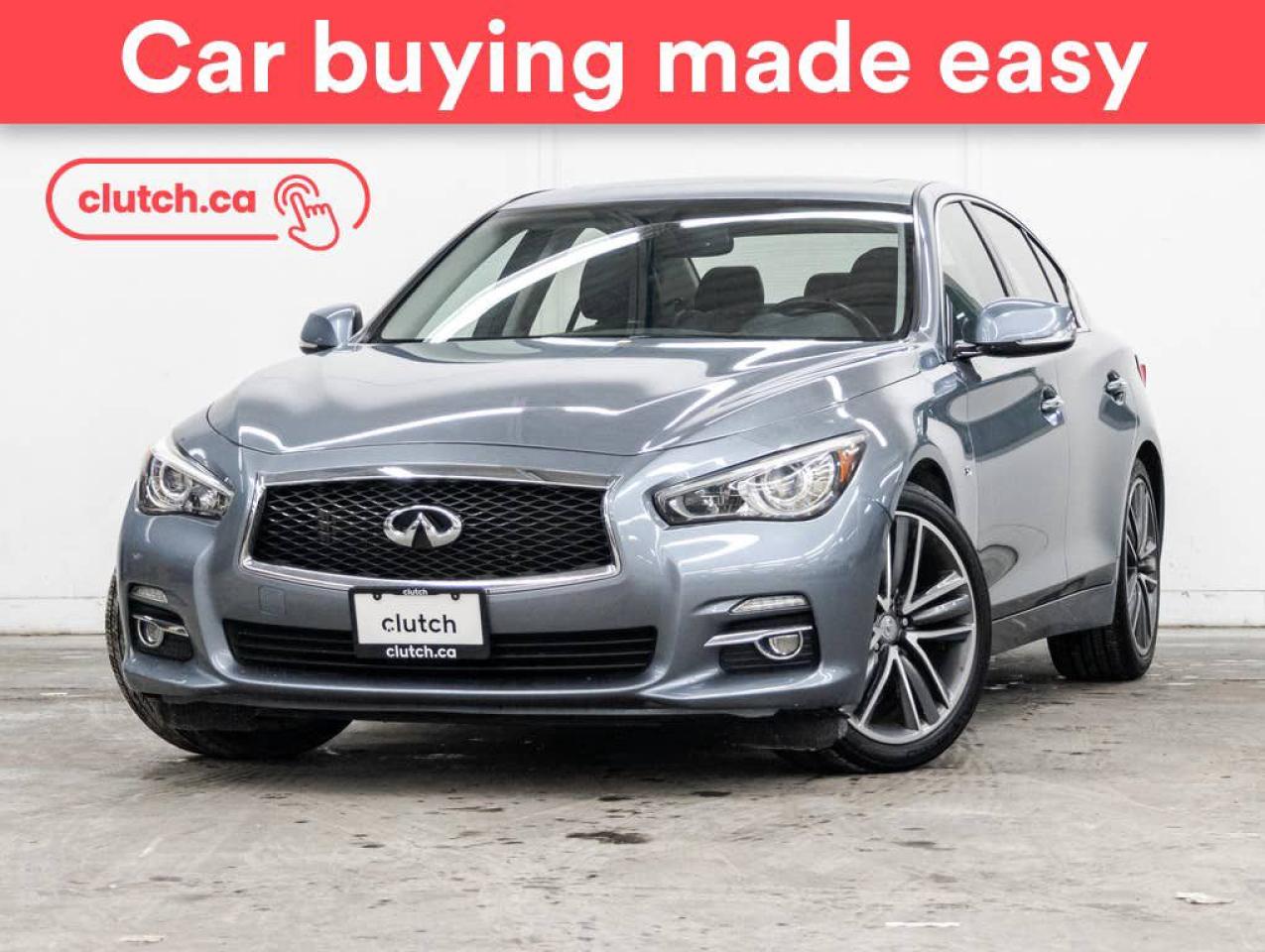 Used 2015 Infiniti Q50 3.7 AWD w/ Premium Pkg w/ Heated Front Seats, Power Moonroof, Nav for sale in Toronto, ON