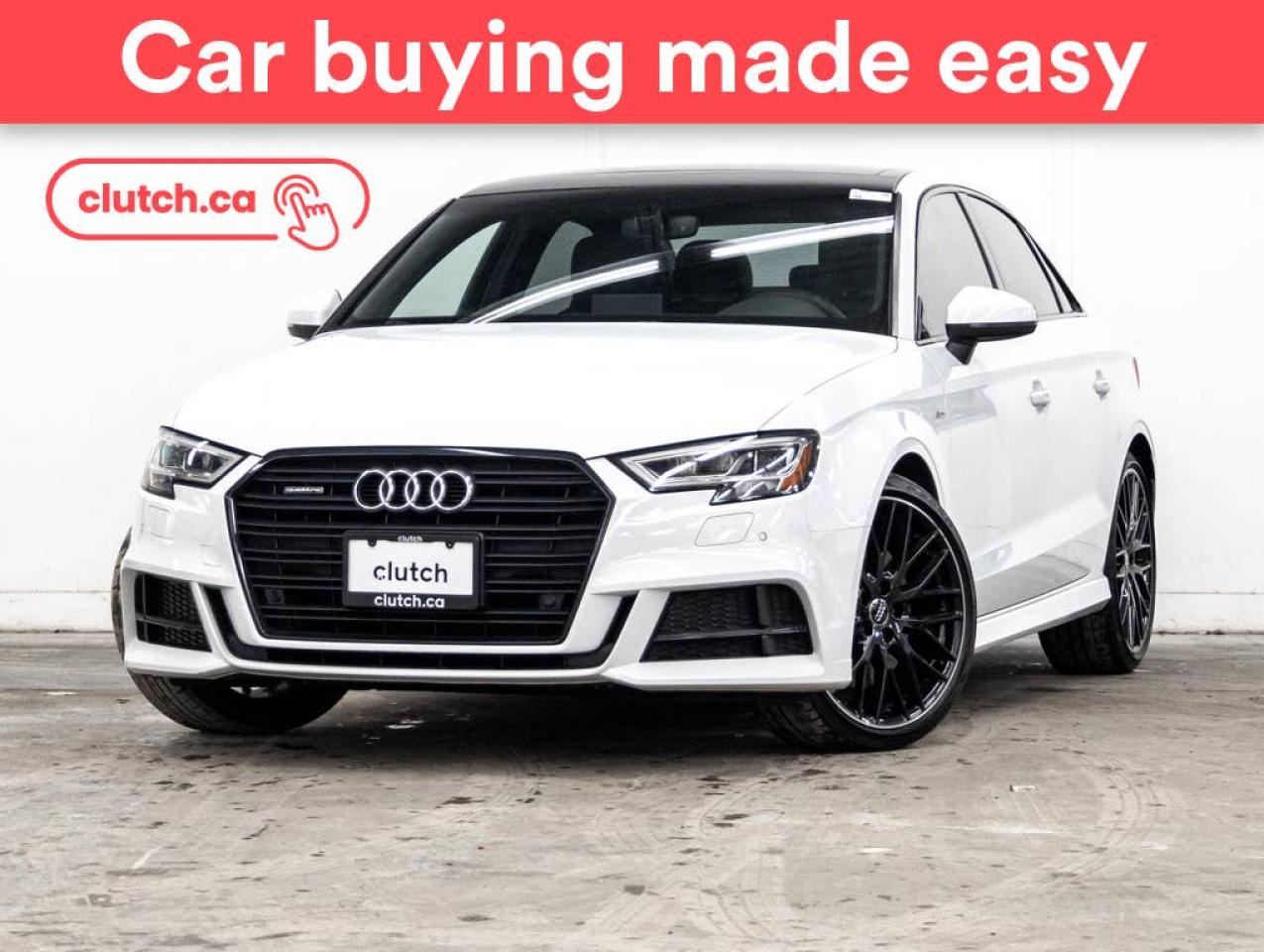 Used 2020 Audi A3 Technik AWD w/ Apple CarPlay & Android Auto, Heated Front Seats, Rearview Camera for sale in Toronto, ON