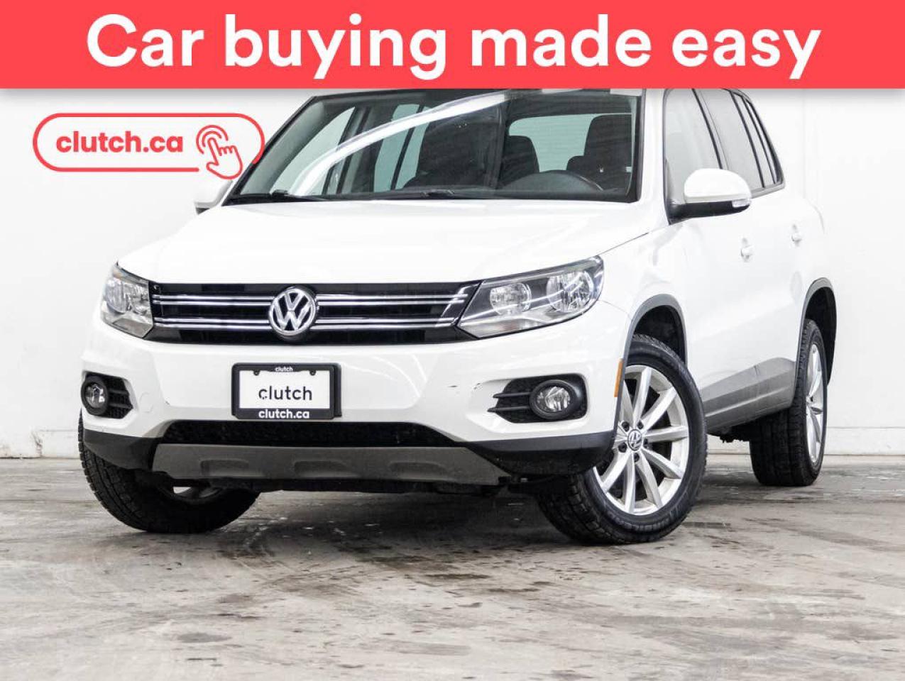 Used 2017 Volkswagen Tiguan Wolfsburg Edition AWD w/ Apple CarPlay & Android Auto, Heated Front Seats, Rearview Camera for sale in Toronto, ON