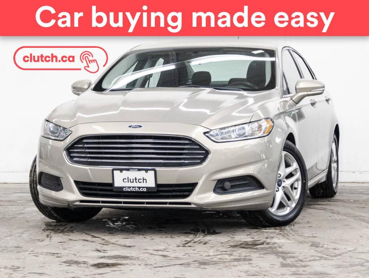 Used 2015 Ford Fusion SE w/ Heated Front Seats, Rearview Camera, Cruise Control for sale in Toronto, ON