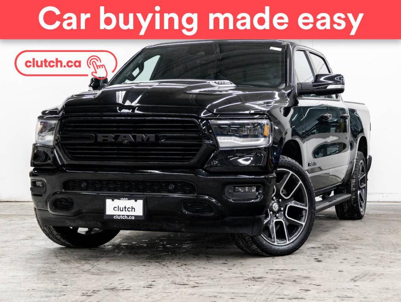 Used 2019 RAM 1500 Sport Crew Cab 4X4 w/ Apple CarPlay & Android Auto, Heated Steering Wheel, Heated Front Seats for sale in Toronto, ON