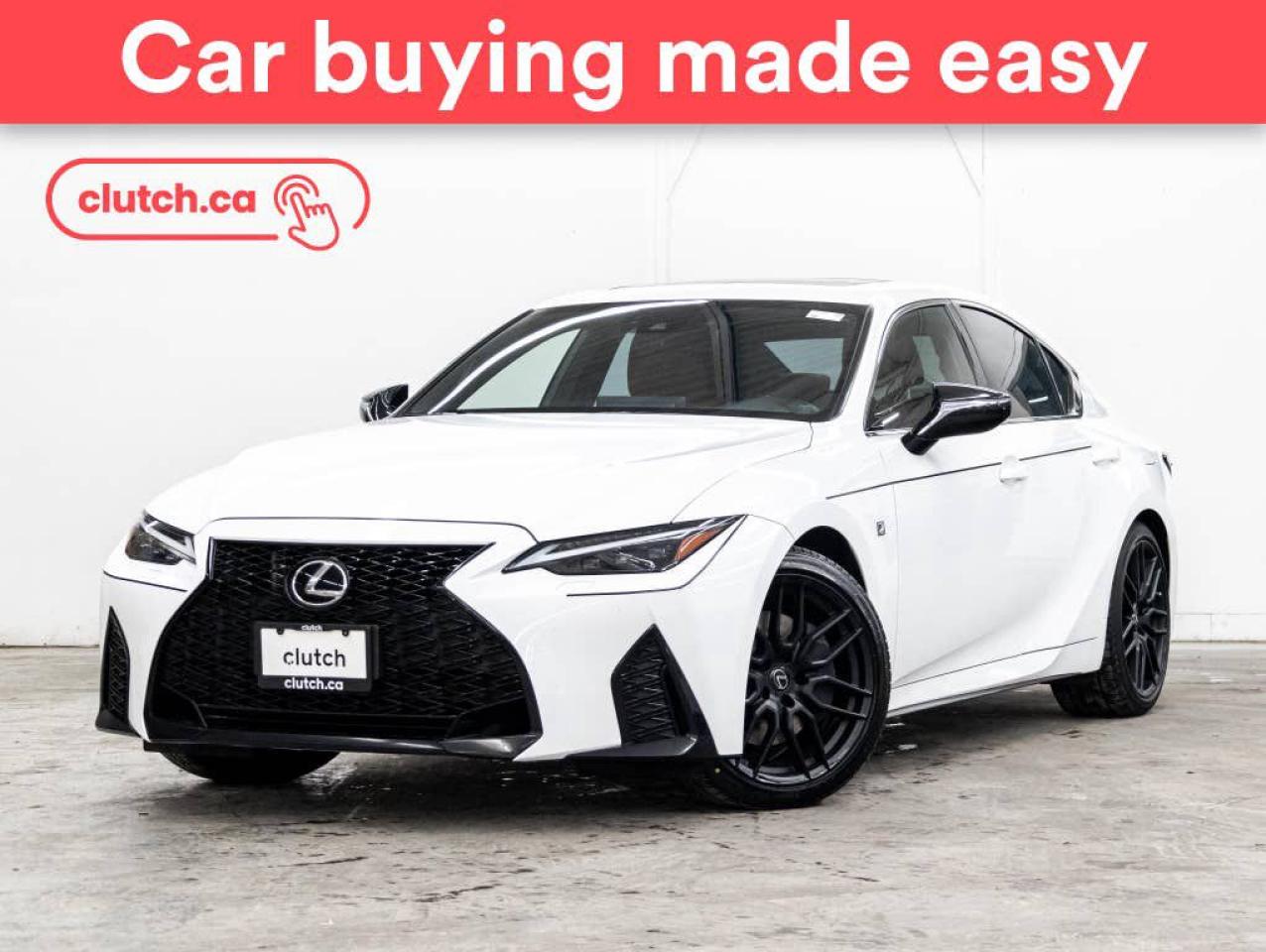 Used 2021 Lexus IS 350 F-Sport AWD w/ Apple CarPlay & Android Auto, Heated Steering Wheel, Heated Front Seats for sale in Toronto, ON