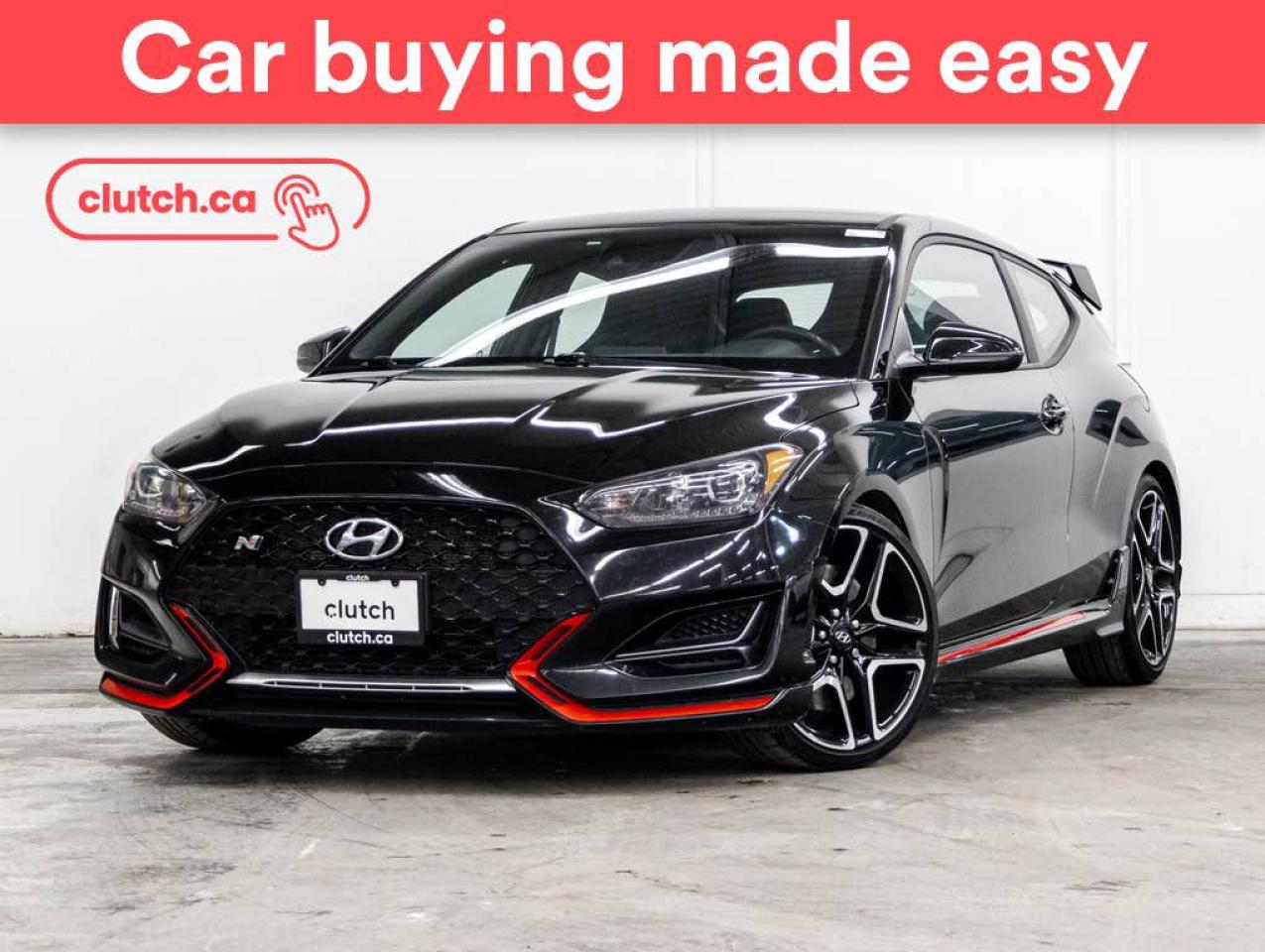 Used 2022 Hyundai Veloster N Base w/ Apple CarPlay & Android Auto, Heated Front Seats, Rearview Camera for sale in Toronto, ON