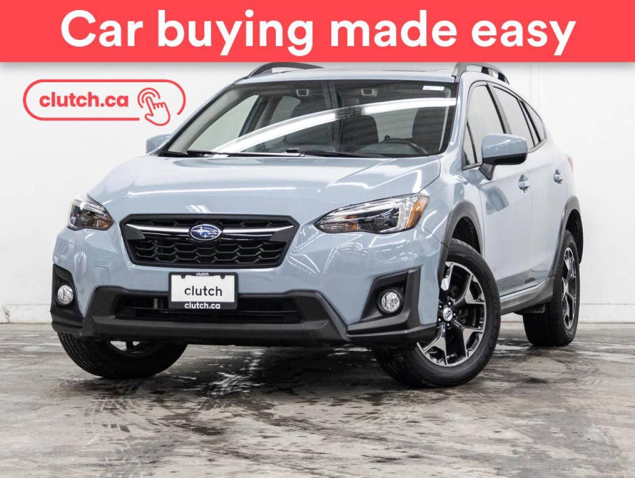 Used 2018 Subaru XV Crosstrek Sport AWD w/ Eyesight Pkg w/ Apple CarPlay & Android Auto, A/C, Power Sunroof for sale in Toronto, ON