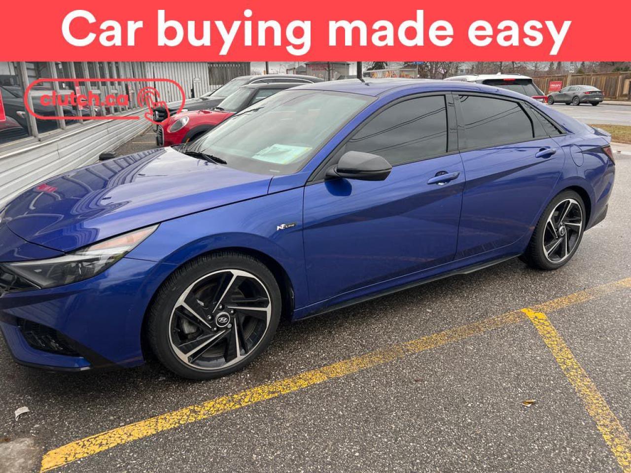 Used 2023 Hyundai Elantra N-Line Ultimate w/ Apple CarPlay & Android Auto, Dual Zone A/C, Power Sunroof for sale in Toronto, ON