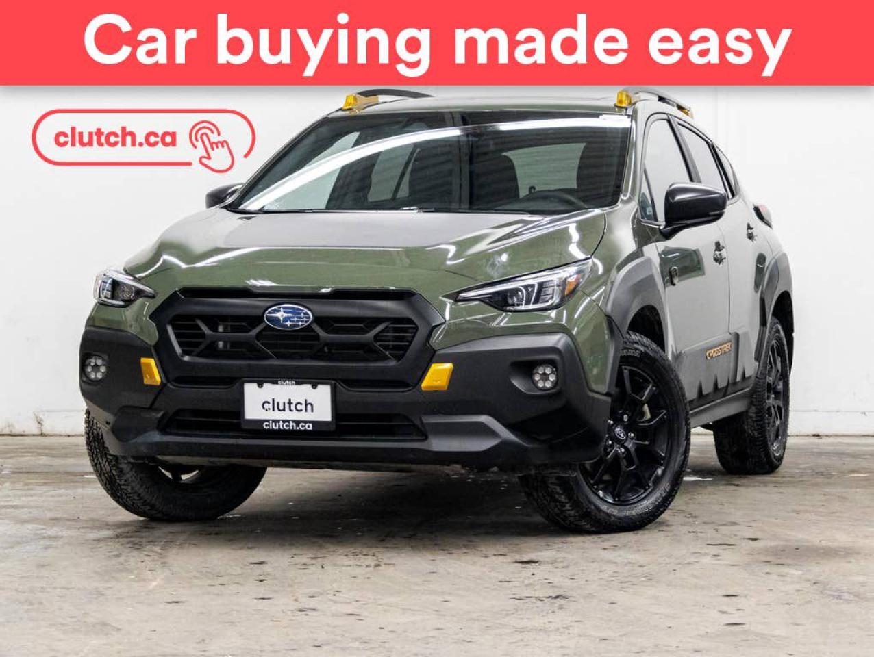 Used 2024 Subaru XV Crosstrek Wilderness AWD w/ Apple CarPlay & Android Auto, Power Moonroof, Rearview Cam for sale in Toronto, ON