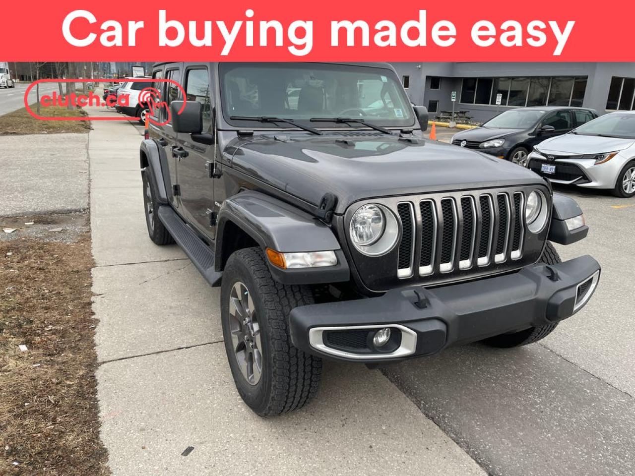 Used 2021 Jeep Wrangler Unlimited Sahara 4X4 w/ Apple CarPlay, Dual Zone A/C, Rearview Cam for sale in Toronto, ON