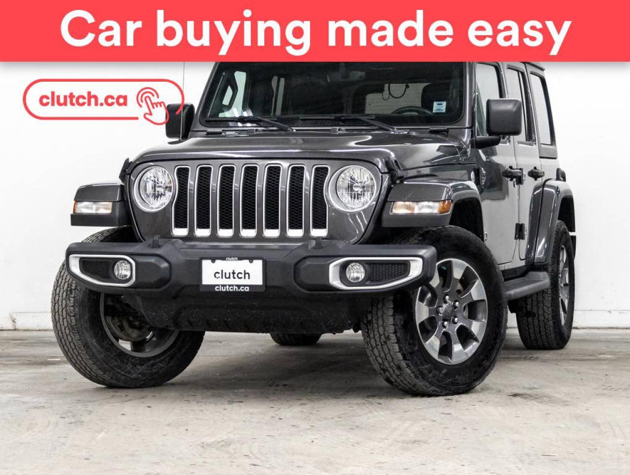 Used 2021 Jeep Wrangler Unlimited Sahara 4X4 w/ Apple CarPlay, Dual Zone A/C, Rearview Cam for sale in Toronto, ON