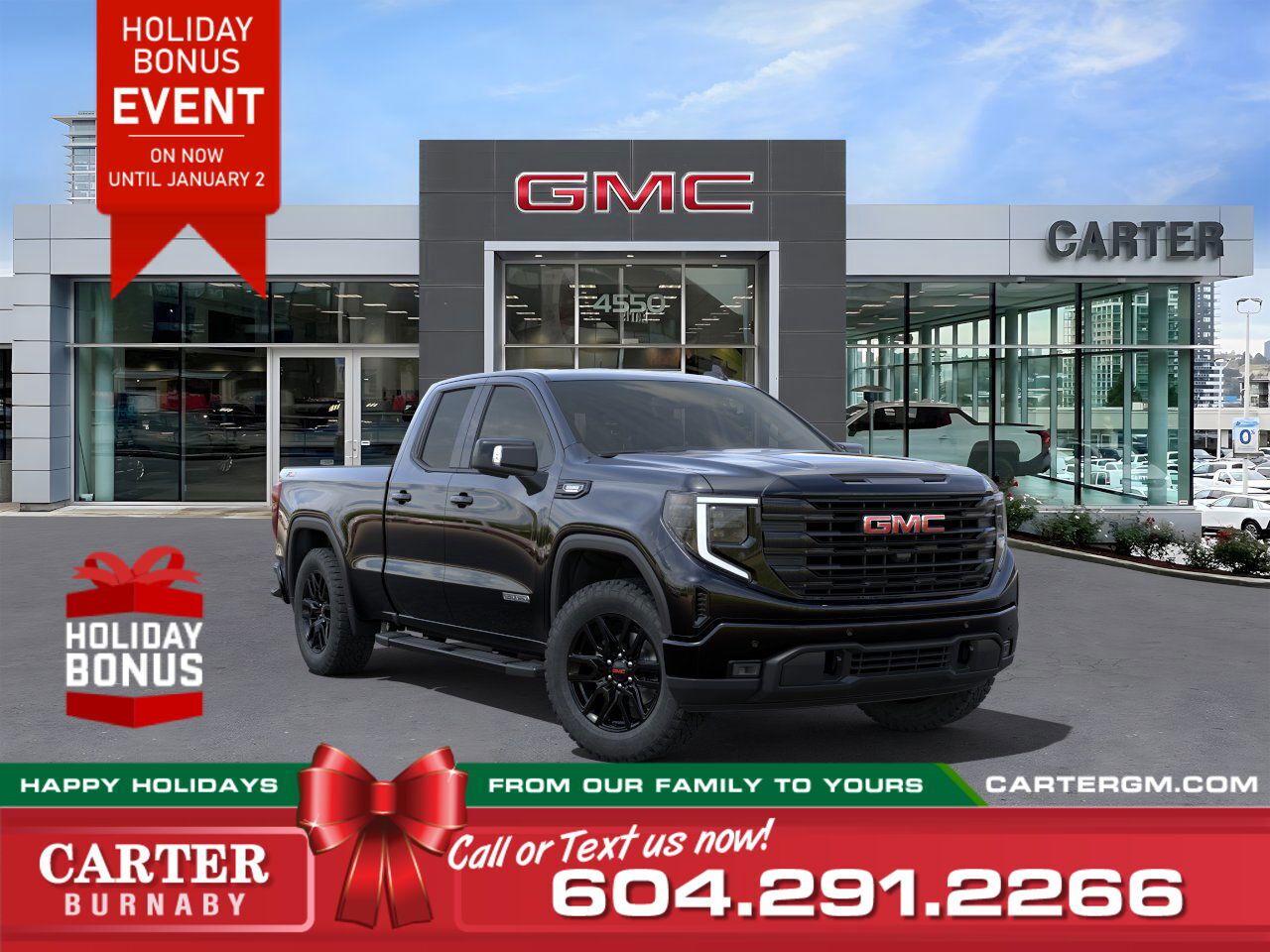 New 2024 GMC Sierra 1500 ELEVATION 4WD | Off-Road Pkg/Alum Wheels/HD Cam for sale in Burnaby, BC